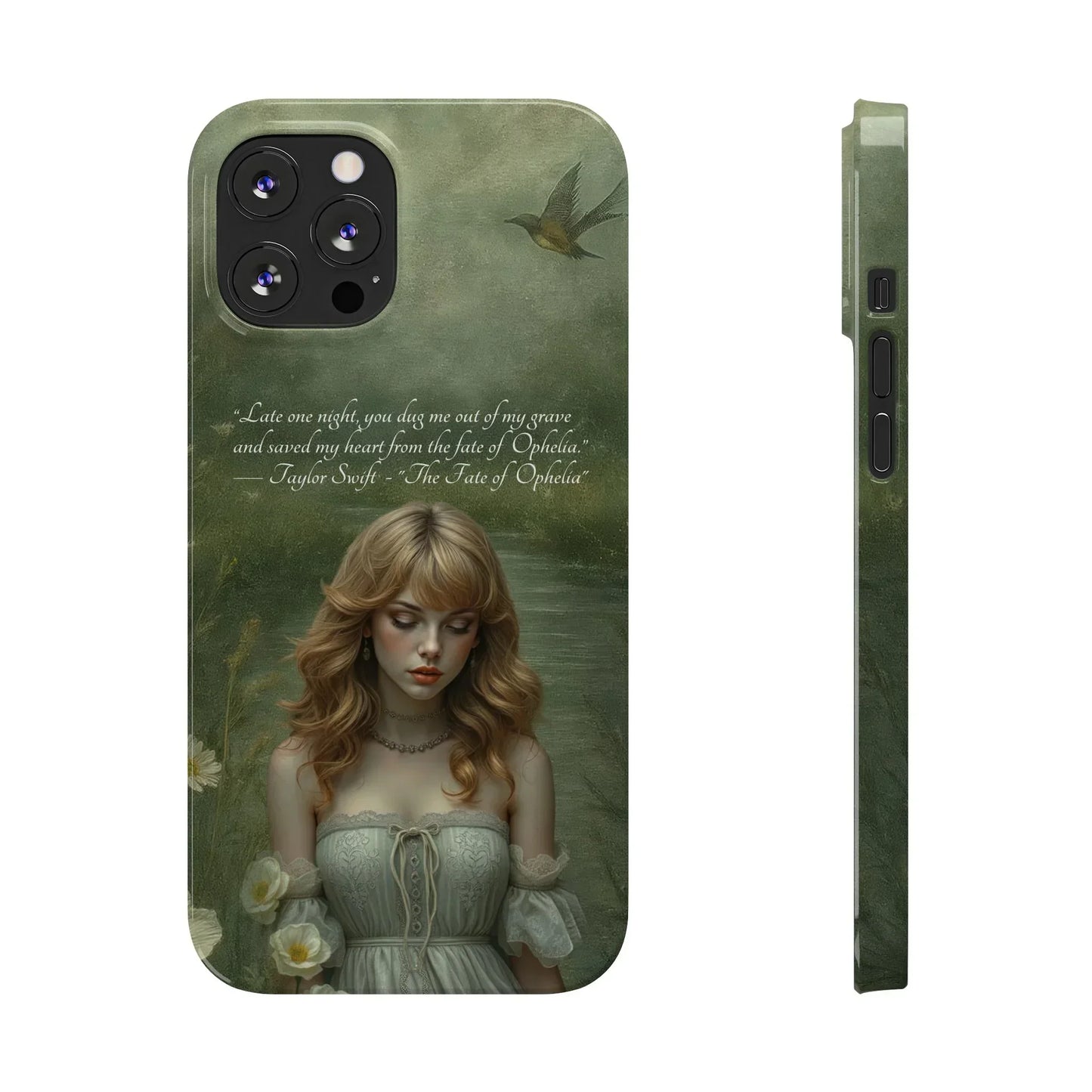 "Melancholic Ophelia" Phone Case for iPhone 7-17 Models - KARARMDESIGN