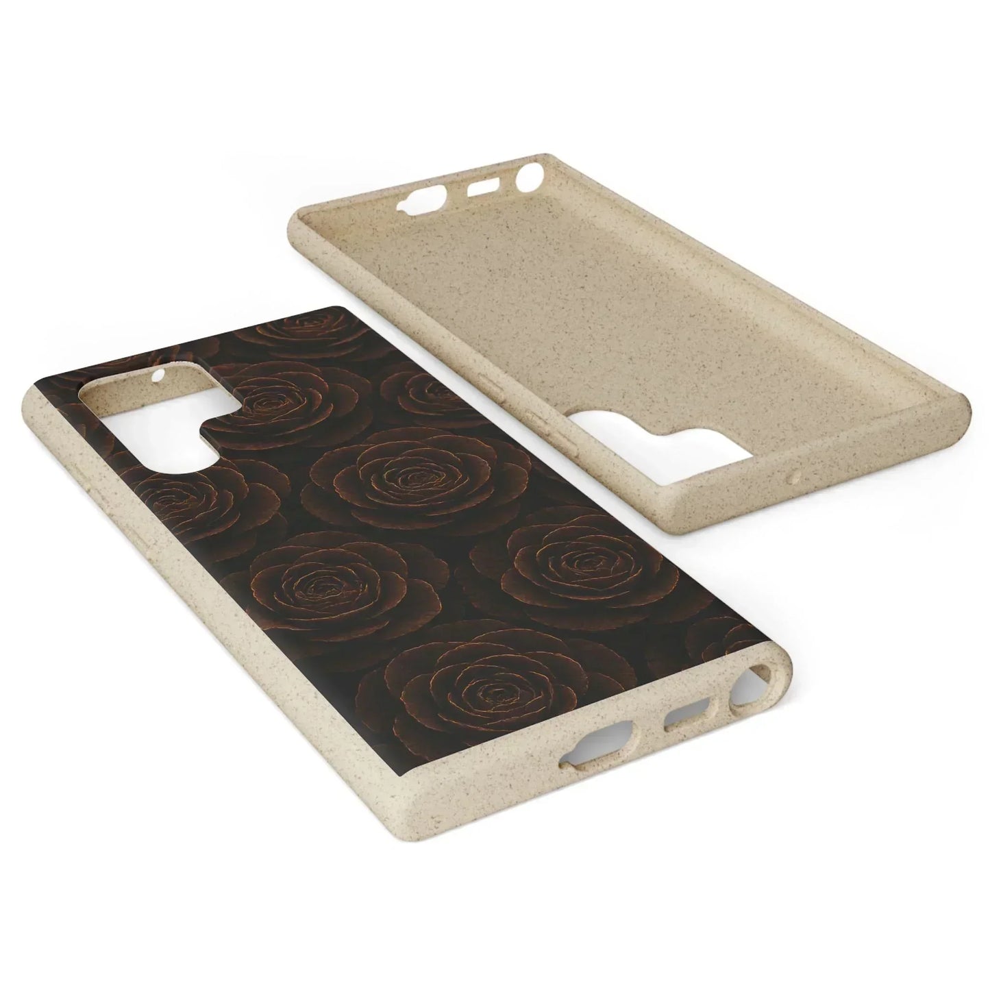 Wooden Roses Phone Case for iPhone 11-16 and Samsung Galaxy S20-S22 Models - KarArmDesign