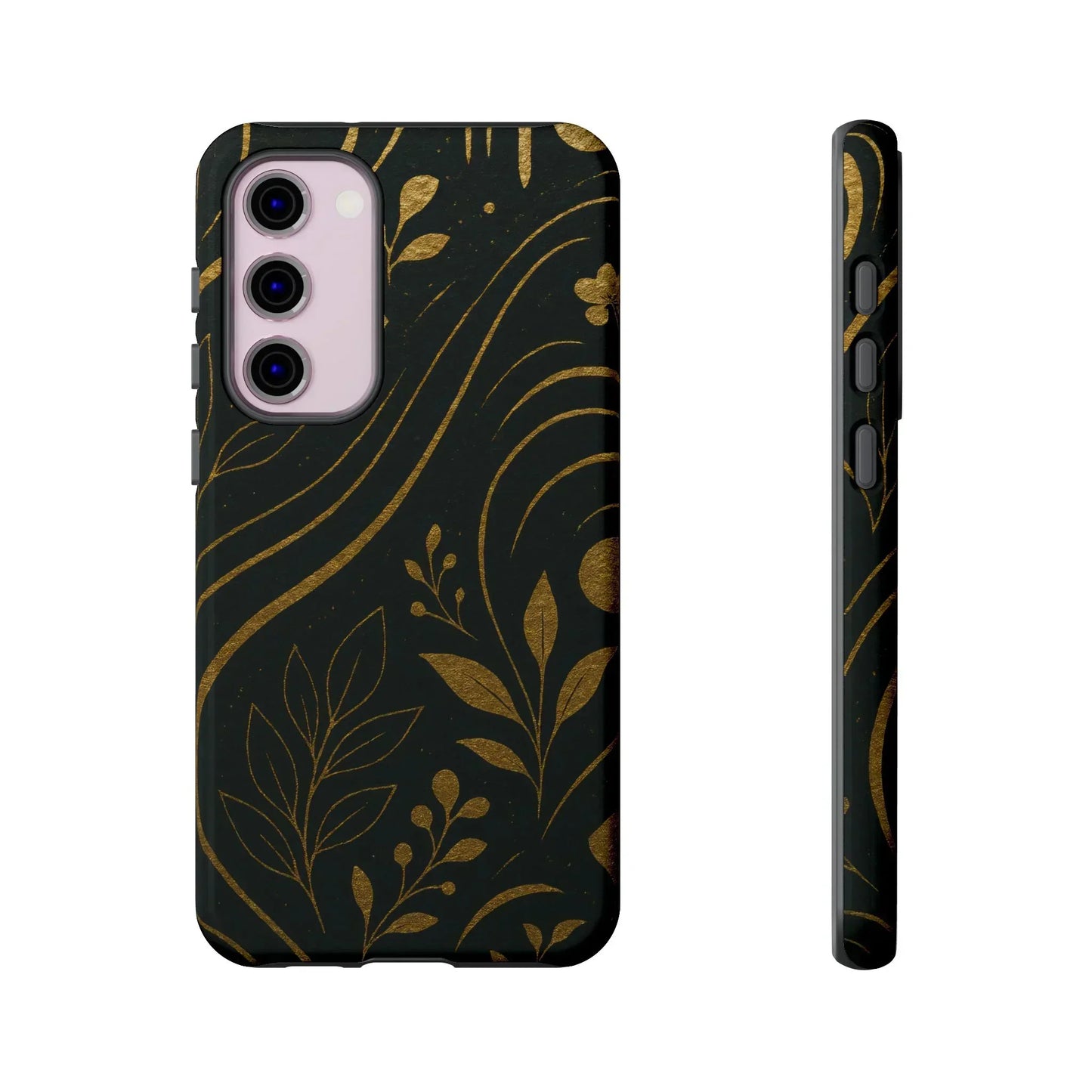 Foil Frenzy Abstract Gold Pattern Phone Case for Samsung Galaxy and Google Pixel - KarArmDesign