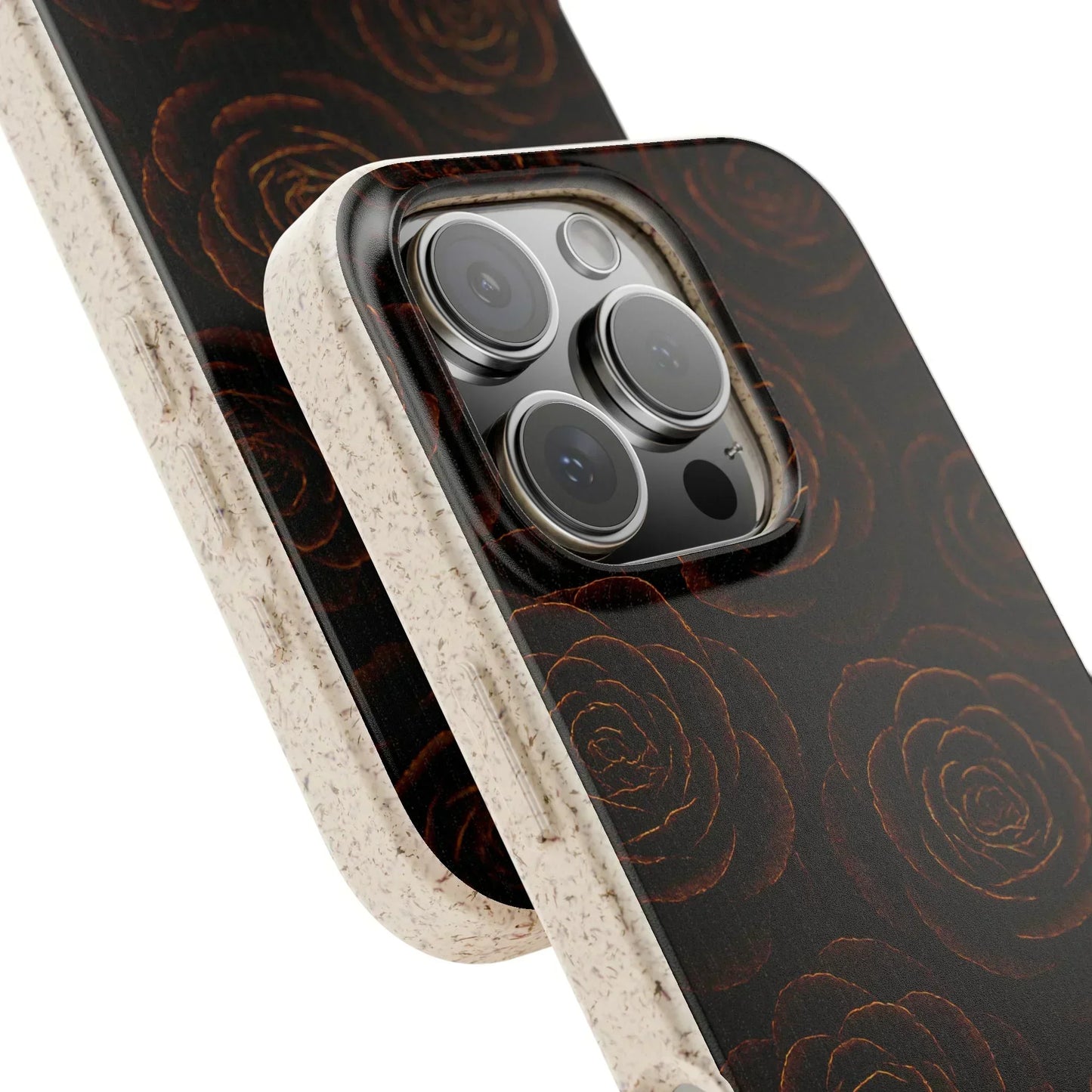 Wooden Roses Phone Case for iPhone 11-16 and Samsung Galaxy S20-S22 Models - KarArmDesign