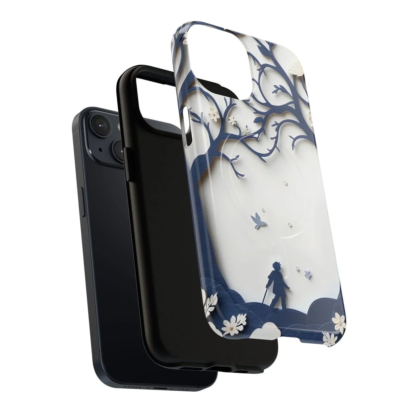 Nature Silhouette Phone Case for iPhone 14-16 Models - KarArmDesign