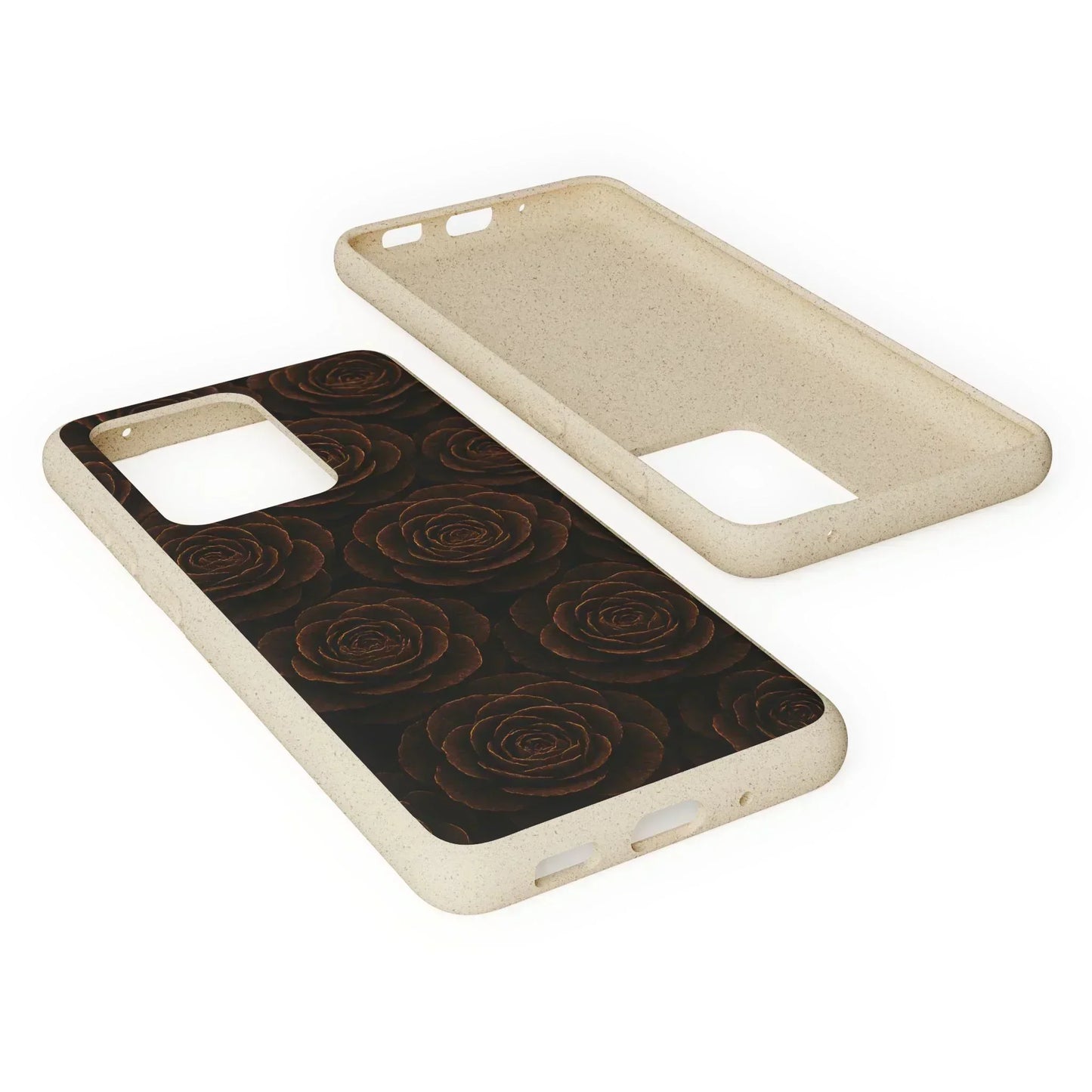 Wooden Roses Phone Case for iPhone 11-16 and Samsung Galaxy S20-S22 Models - KarArmDesign