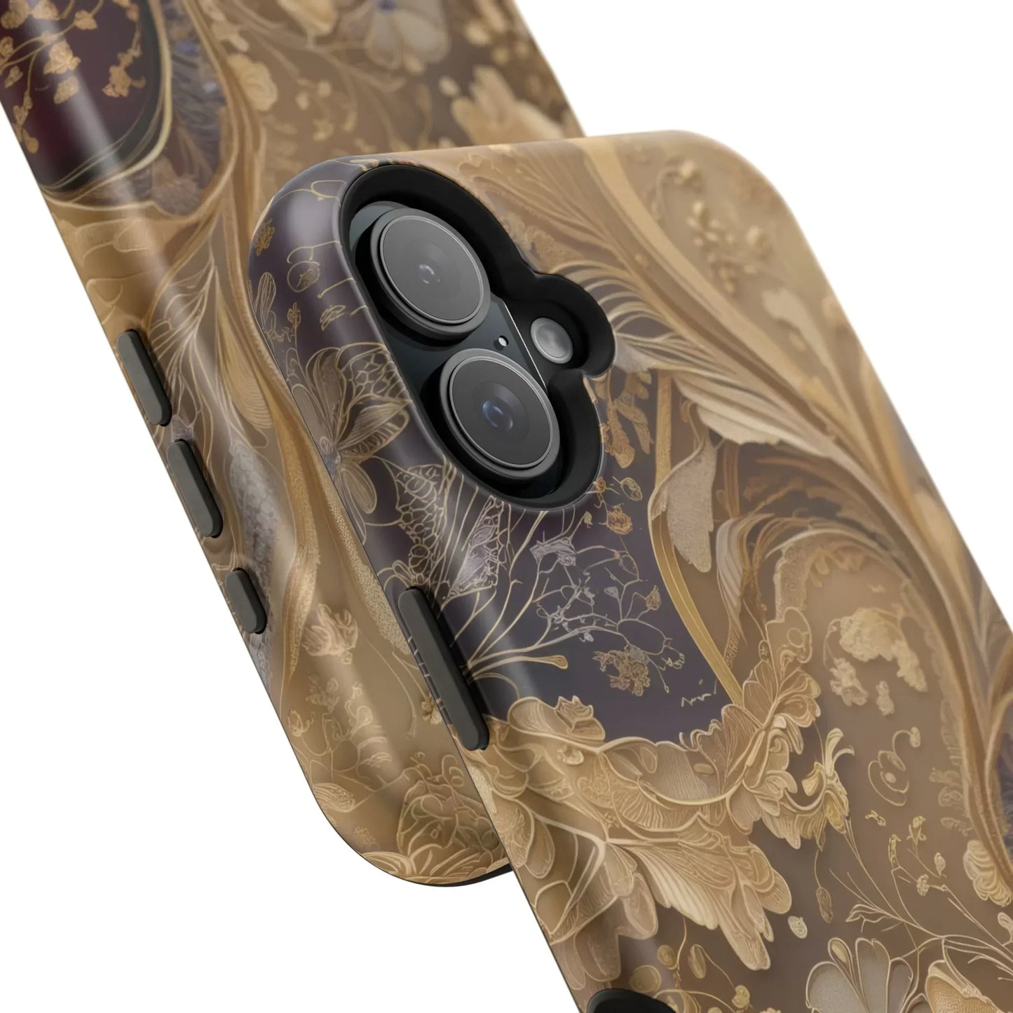 Botanical Luxury Design Impact-Resistant Phone Case for iPhone 12-16 and Galaxy S21-S22 Models - KarArmDesign