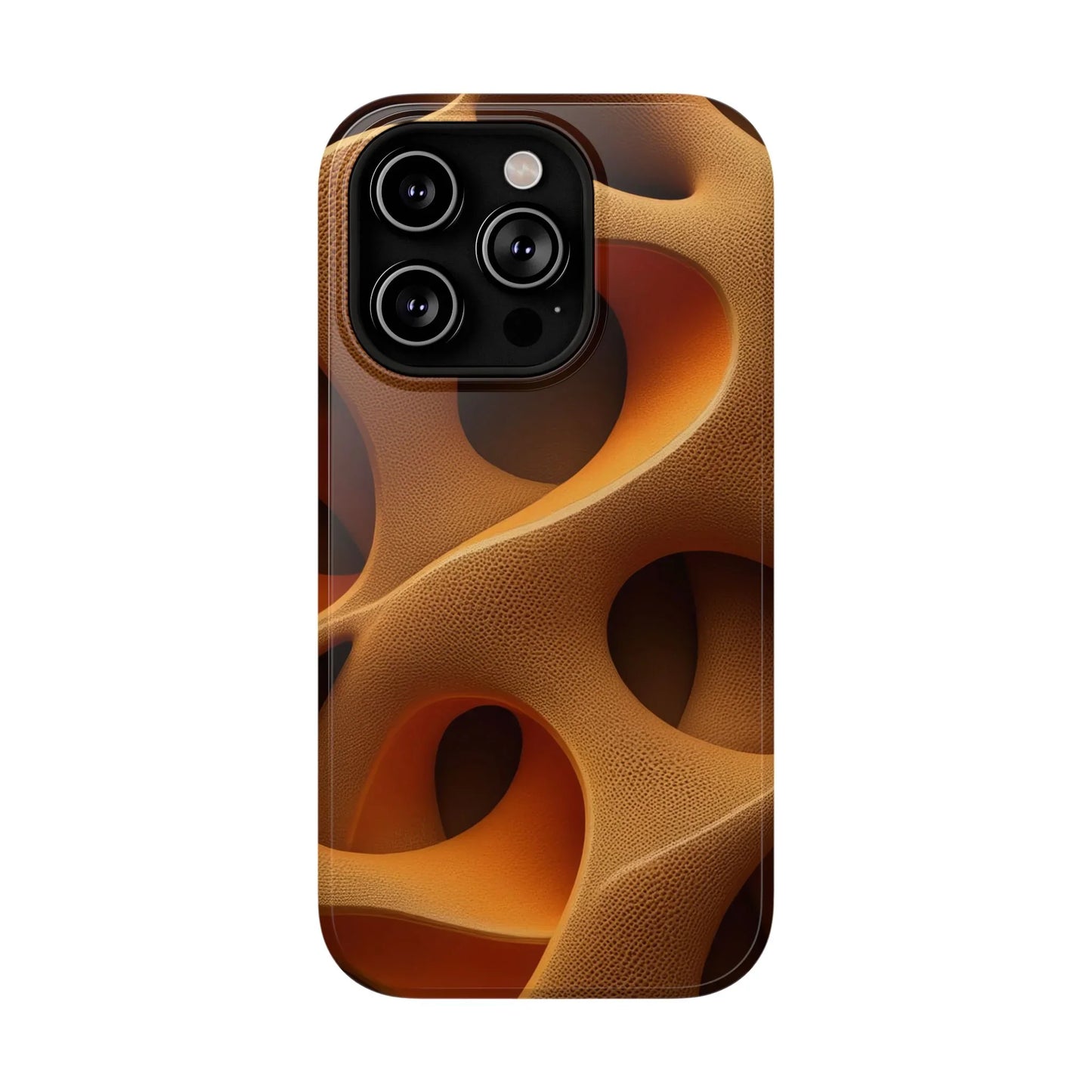 Amber Flow Phone Case for iPhone 11-17 and Samsung Galaxy S21-S22 Models - KarArmDesign