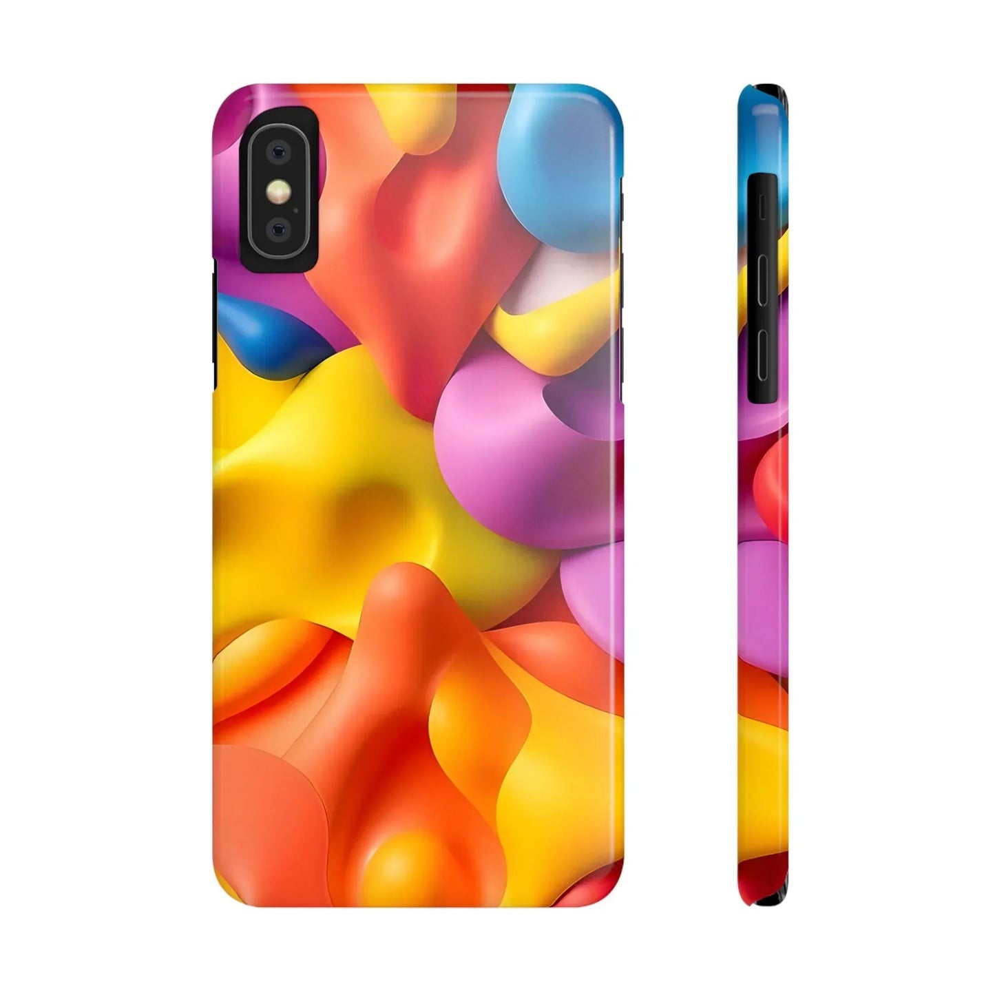 Vibrant Abstract Color Phone Case for iPhone 7-16 Models - KarArmDesign