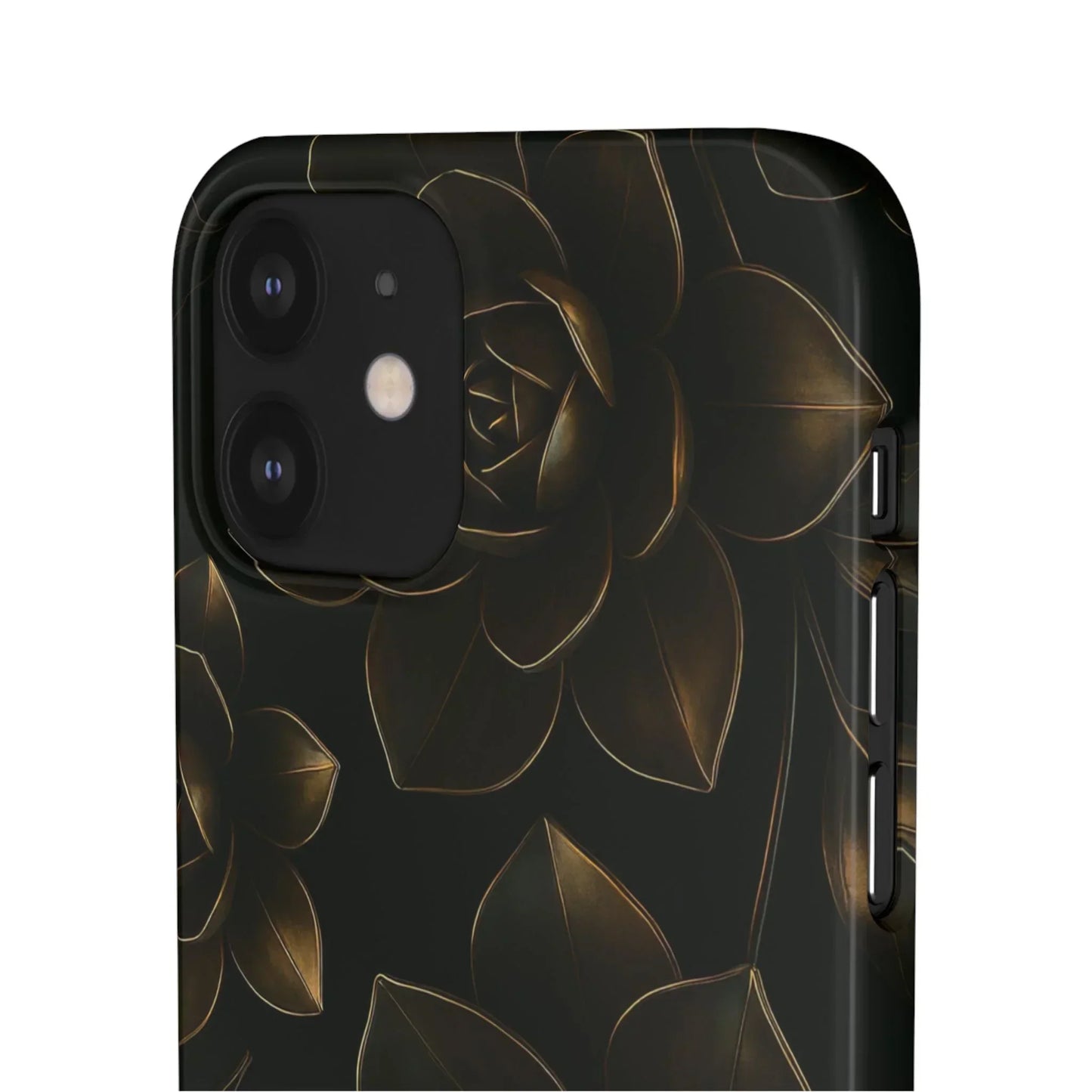 Metal Flower Phone Case for iPhone 7-16 and Galaxy S10-S24 Models - KarArmDesign