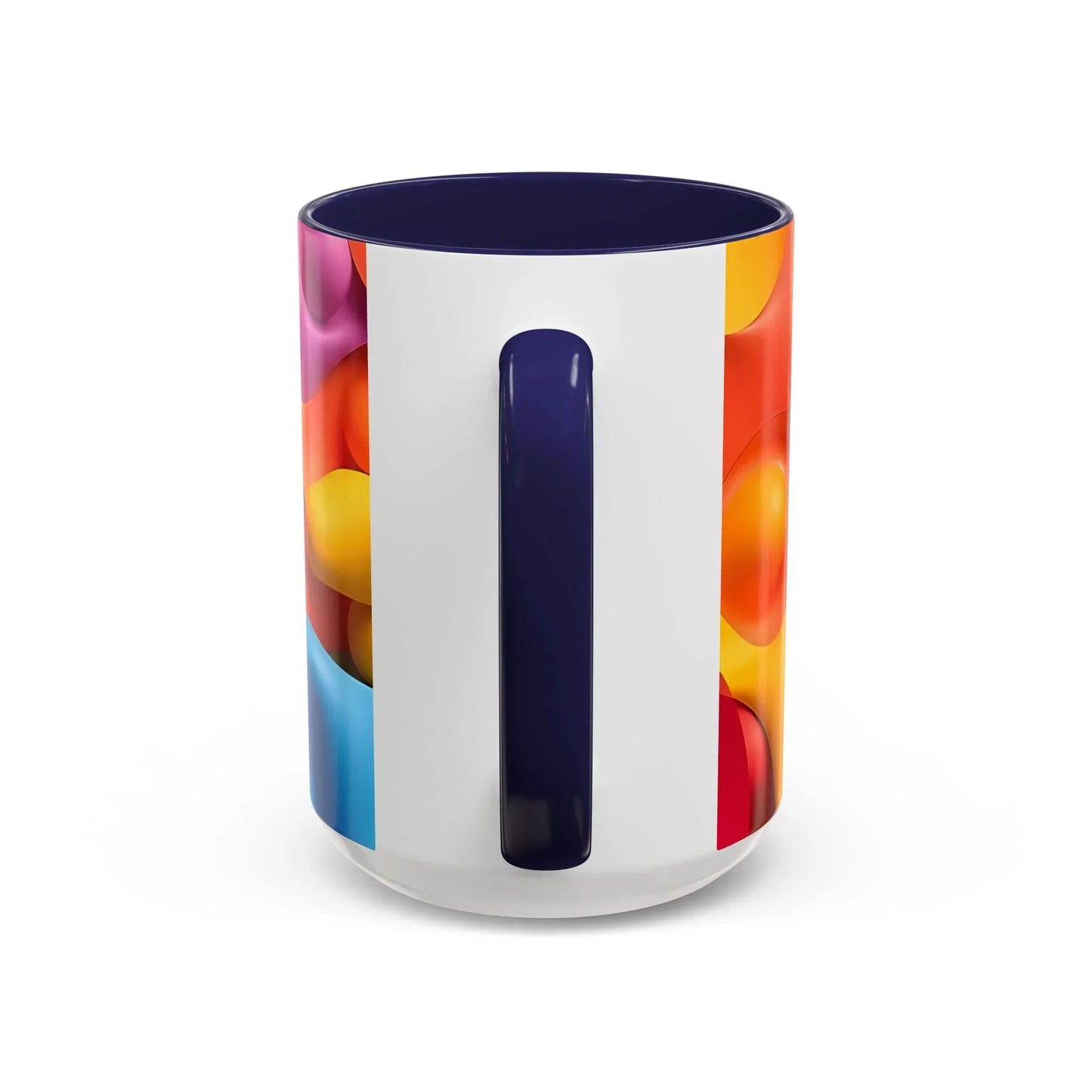 Bold Geometric Accent Coffee Ceramic Mug - KarArmDesign