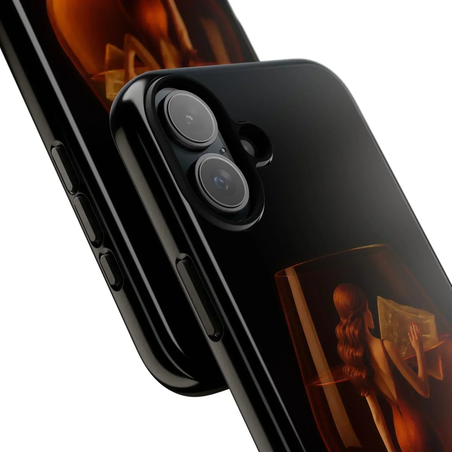Elegant Midnight Lady Phone Case for iPhone 8-16 and Google Pixel up to 9 Models - KarArmDesign