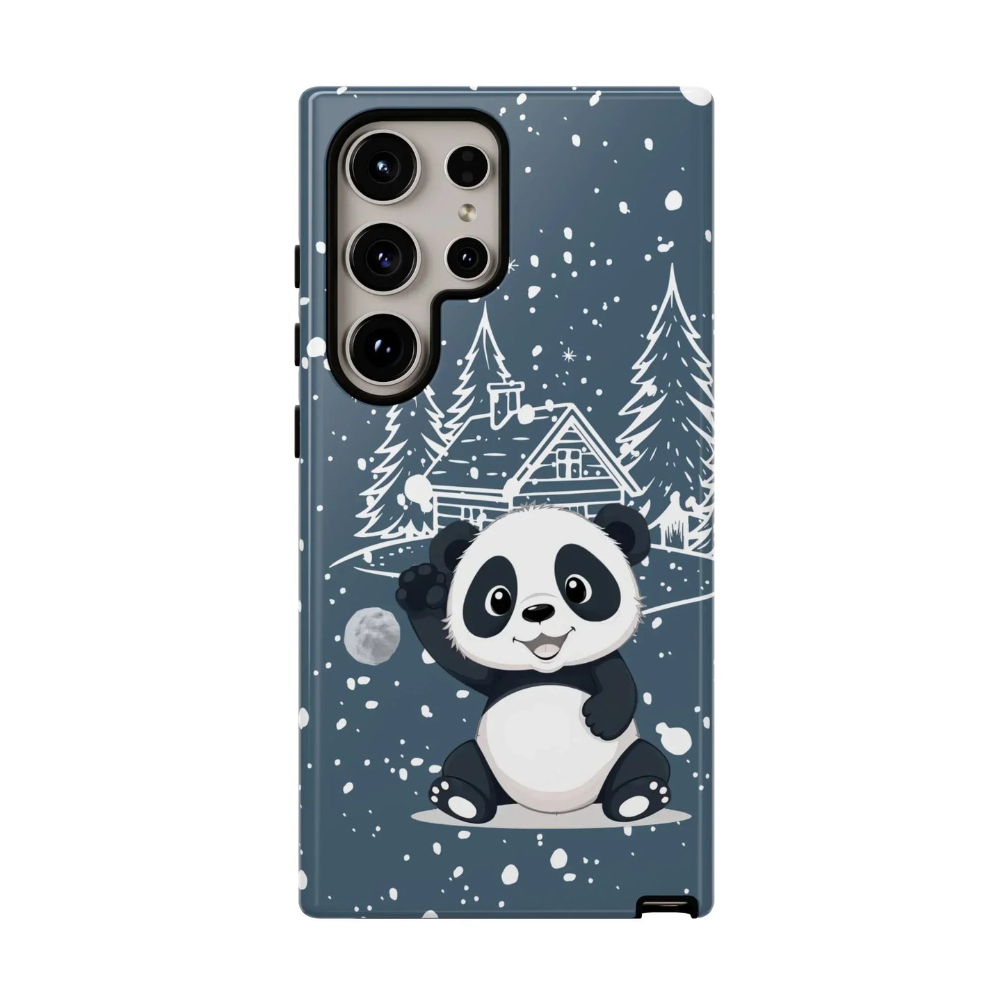 Cute Panda Phone Case for Samsung Galaxy and Google Pixel - KarArmDesign