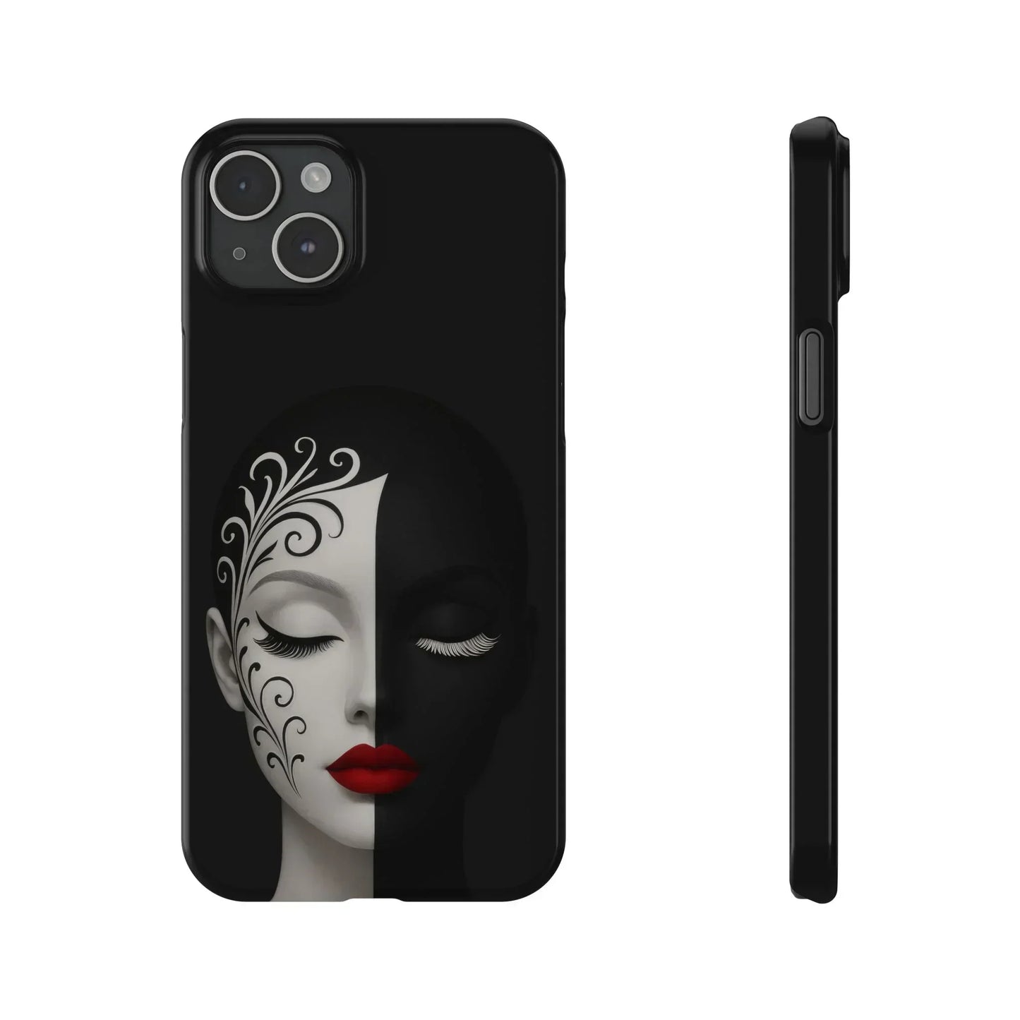 Artistic Head Design Phone Case for iPhone 7-16 Models - KarArmDesign