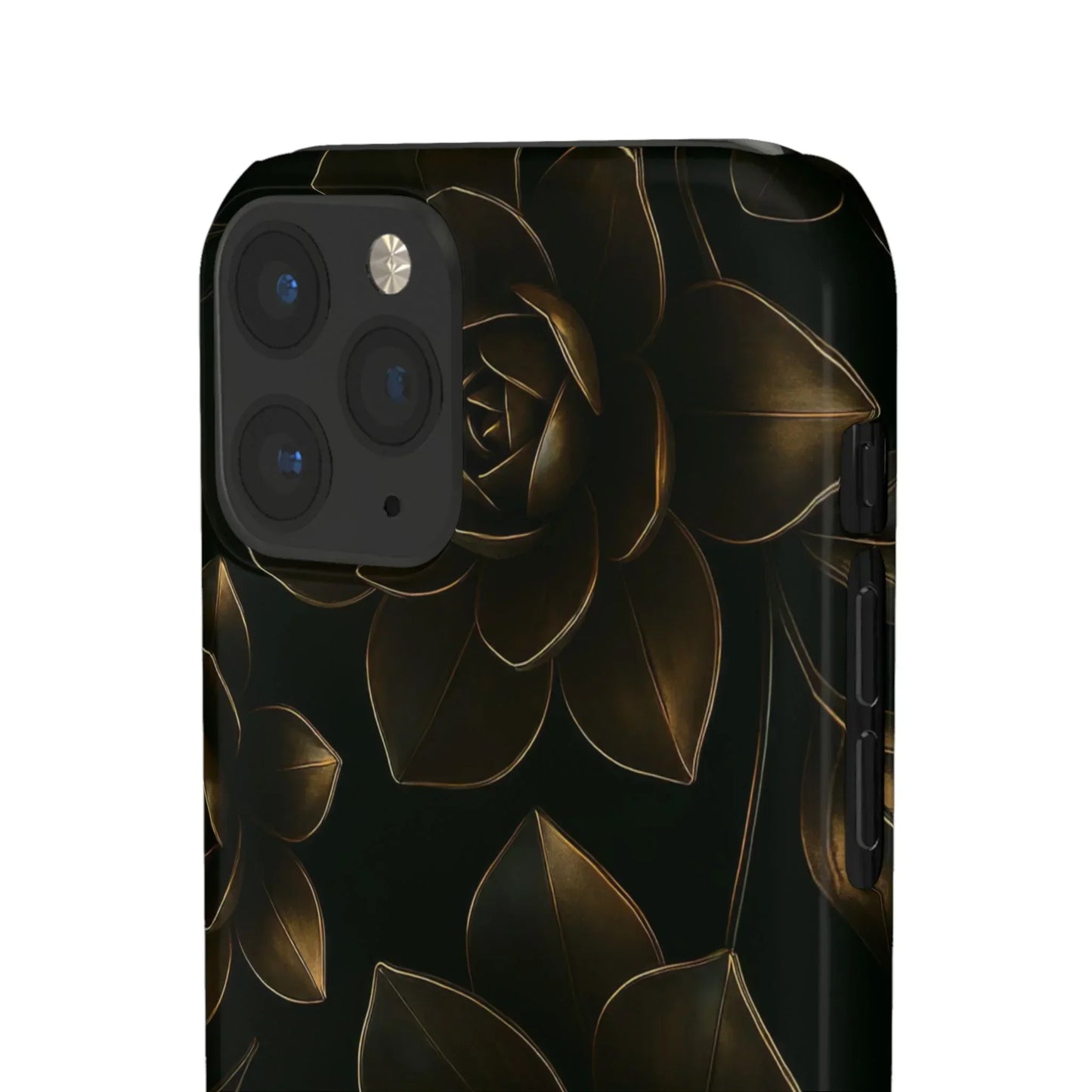 Metal Flower Phone Case for iPhone 7-16 and Galaxy S10-S24 Models - KarArmDesign