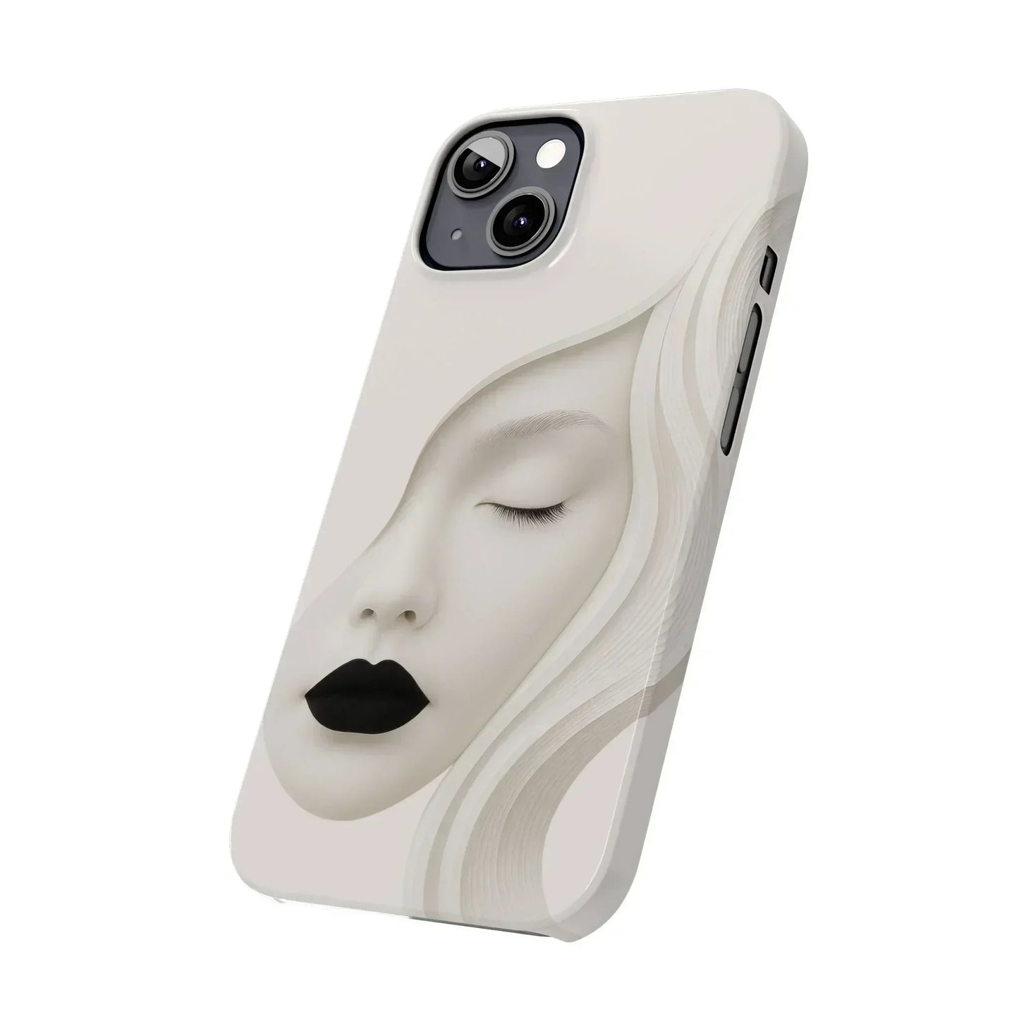 Minimalist Face Phone Case for iPhone 7-16 Models - KarArmDesign