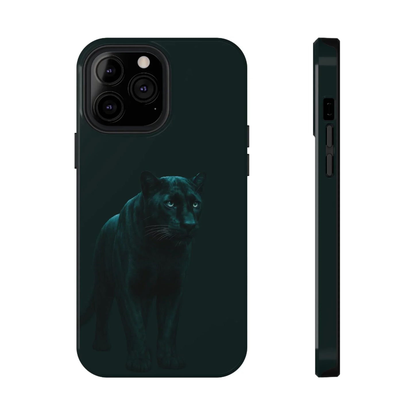 Black Panther Phone Case for iPhone 12-16 and Samsung Galaxy S21-S22 Models - KarArmDesign