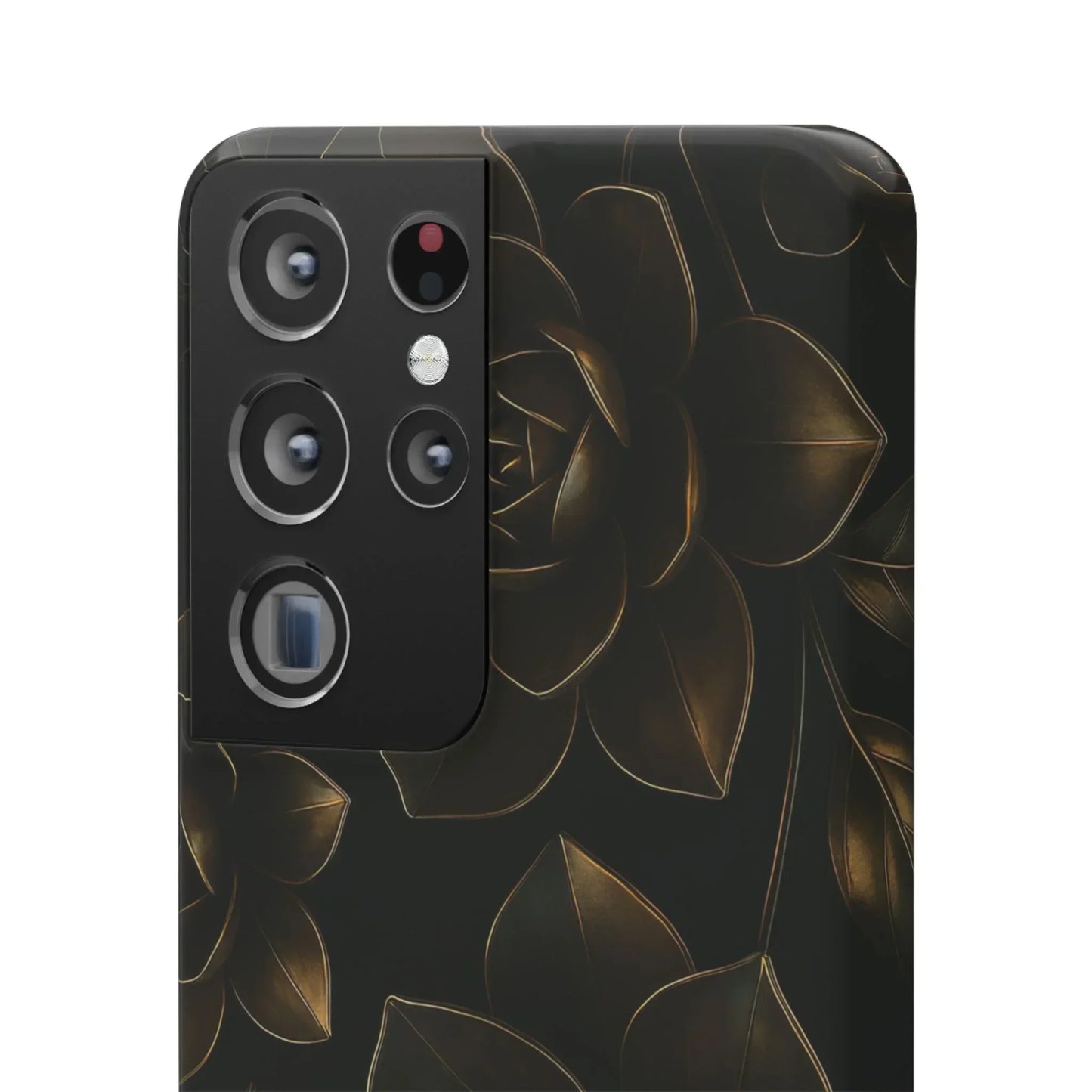 Metal Flower Phone Case for iPhone 7-16 and Galaxy S10-S24 Models - KarArmDesign