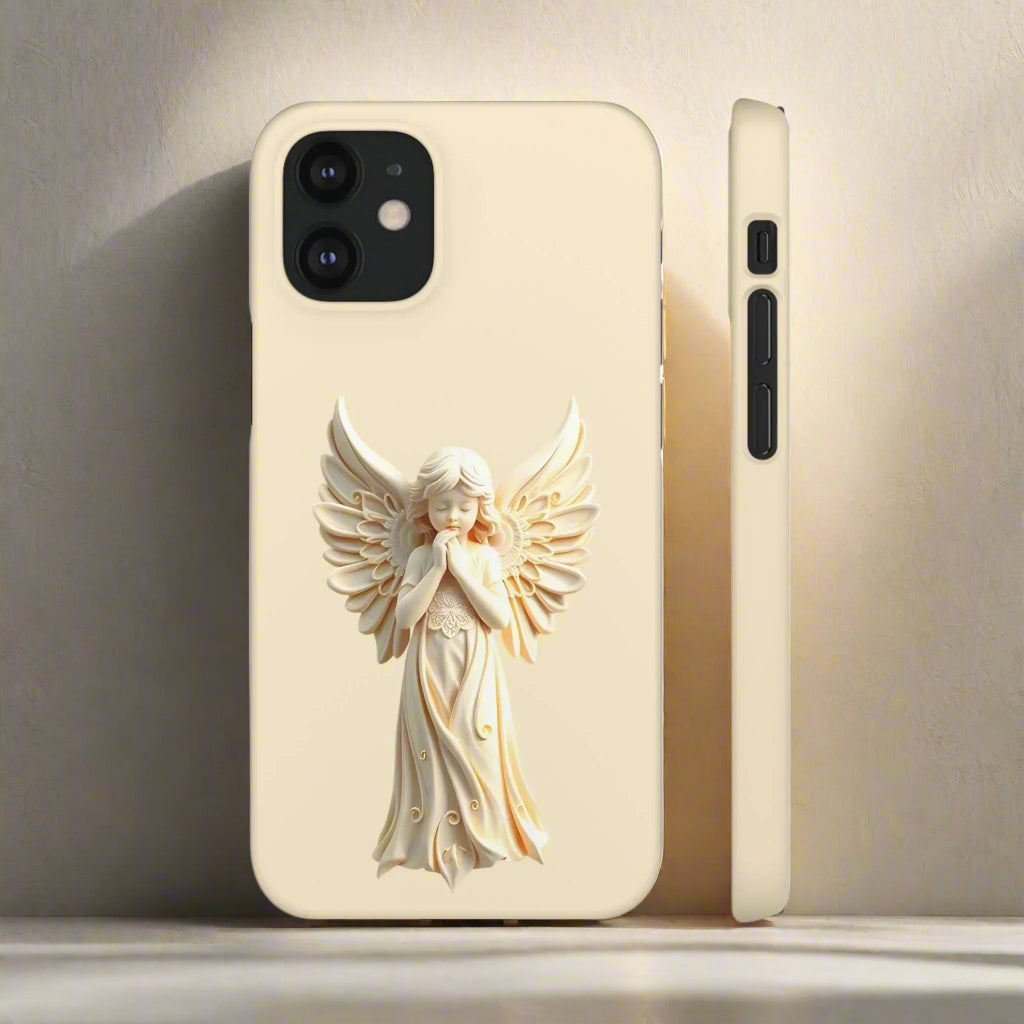 Heavenly Angel Phone Case for iPhone 7-16 and Samsung Galaxy S10-S24 Models - KarArmDesign