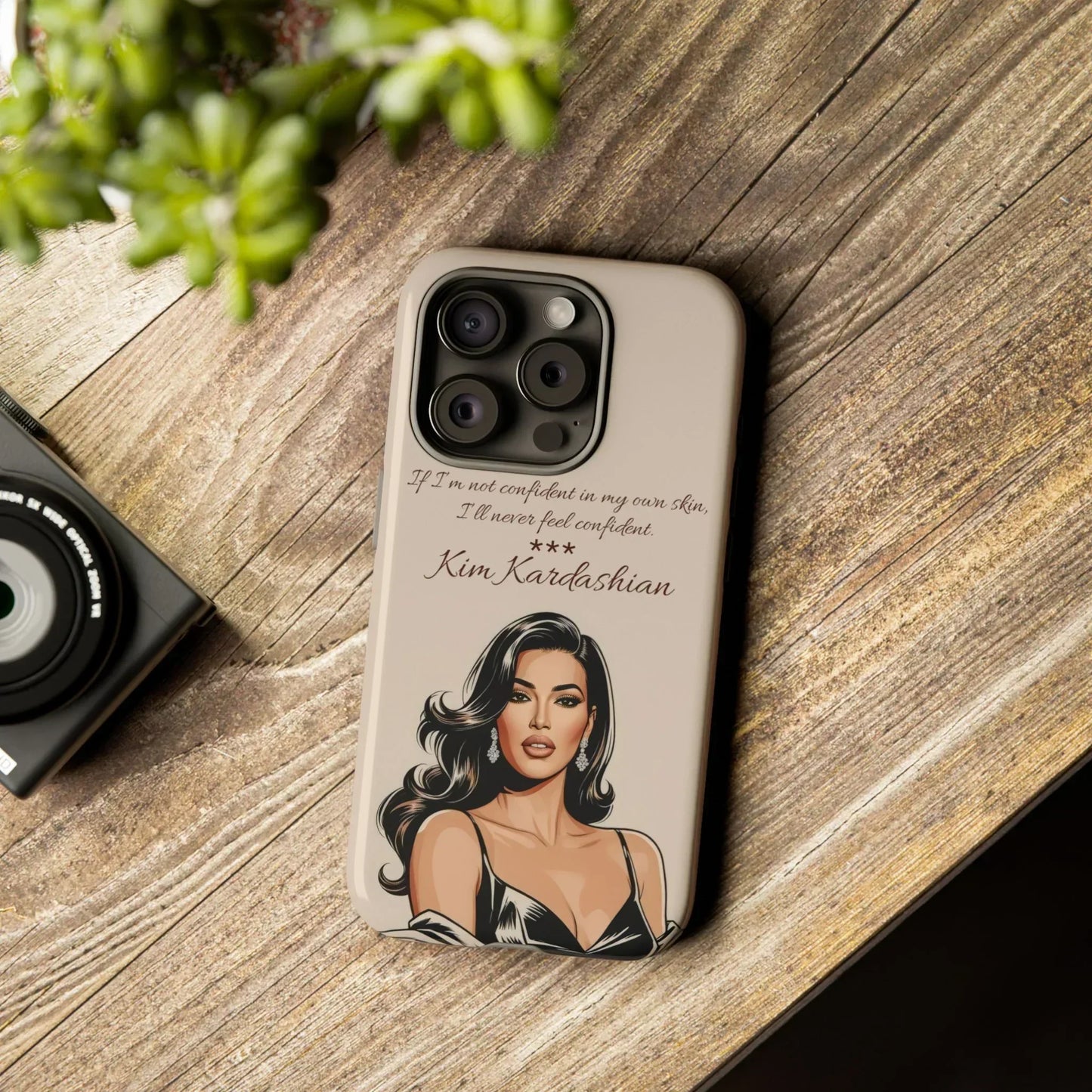 Kim Kardashian Quote Phone Case – Illustrated for iPhone 15 and 16 Models - KarArmDesign