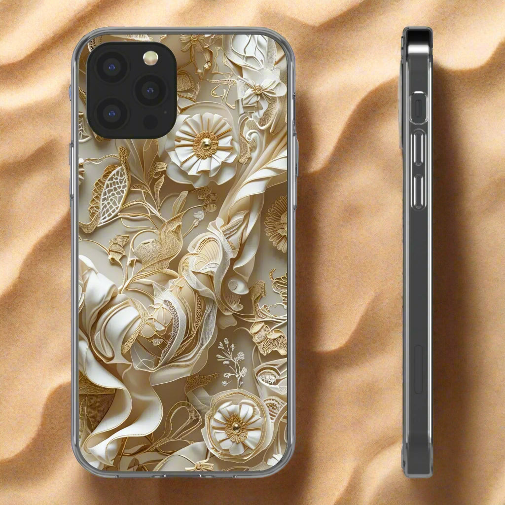 Minimalist Clear Phone Case for iPhone 12-16 and Samsung Galaxy S21 Models - KarArmDesign