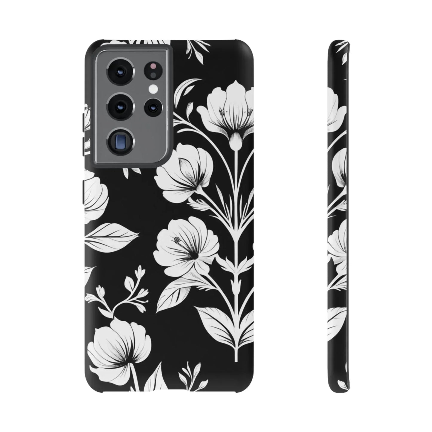 ElegantFloral Phone Case for Samsung Galaxy S10-S25 Models - KarArmDesign