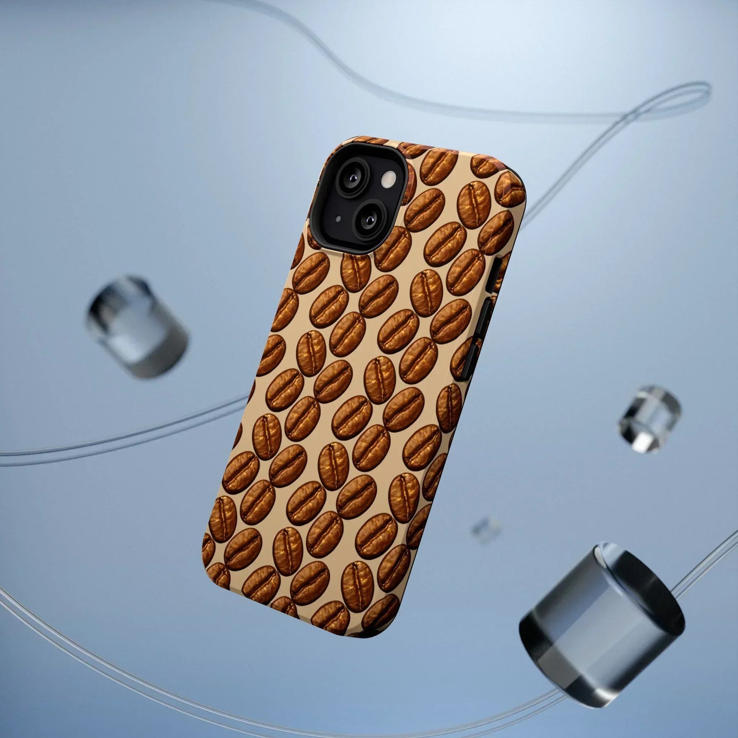 Coffee Pattern Phone Case for iPhone and Samsung Galaxy - KarArmDesign