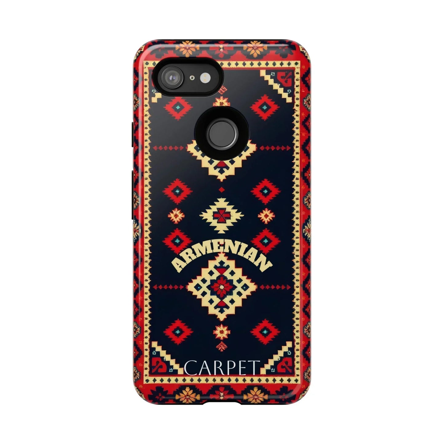 Armenian Carpet Design Phone Case for Samsung Galaxy and Google Pixel Models - KarArmDesign