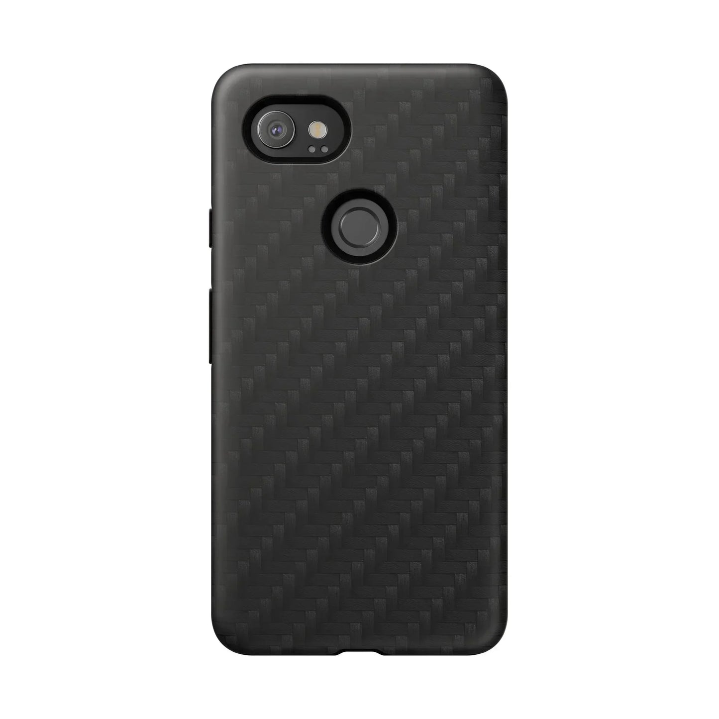 Black Carbon Phone Case Tough Case for iPhone 8-16 and Google Pixel up to 9 Models - KarArmDesign