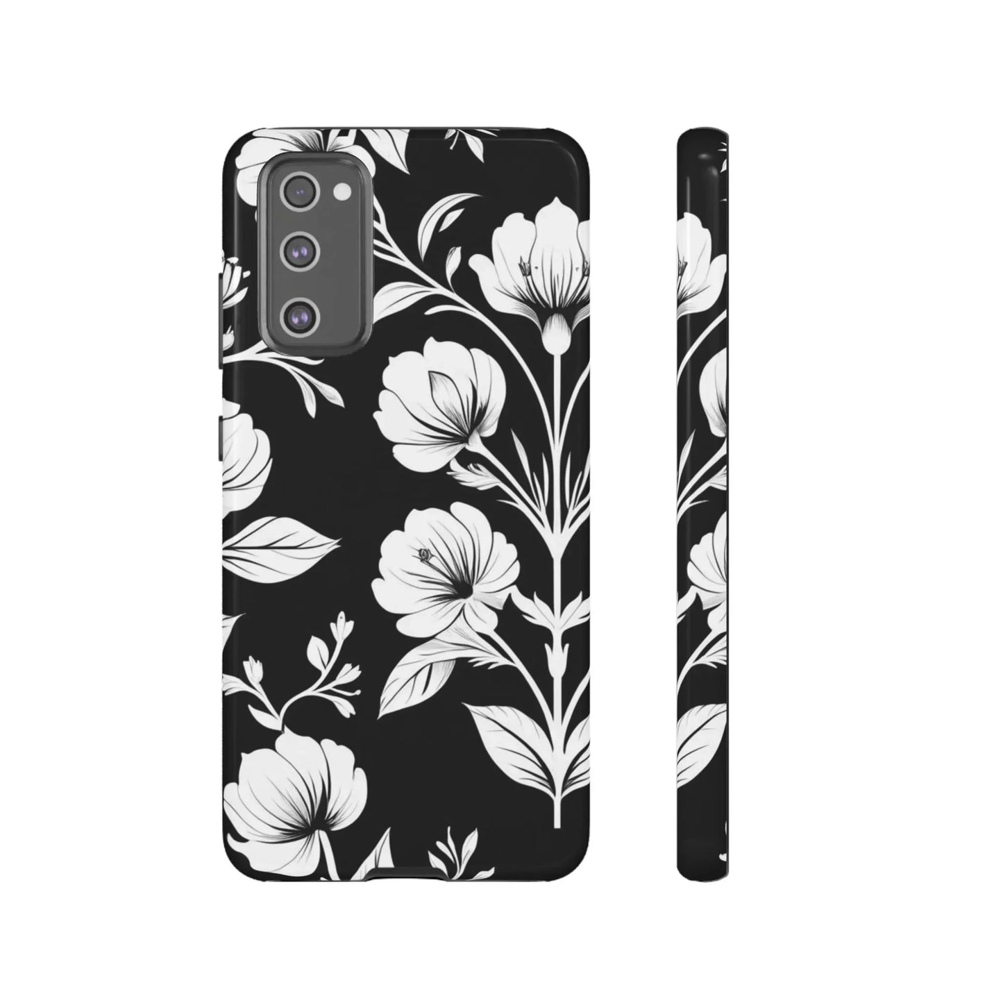 ElegantFloral Phone Case for Samsung Galaxy S10-S25 Models - KarArmDesign