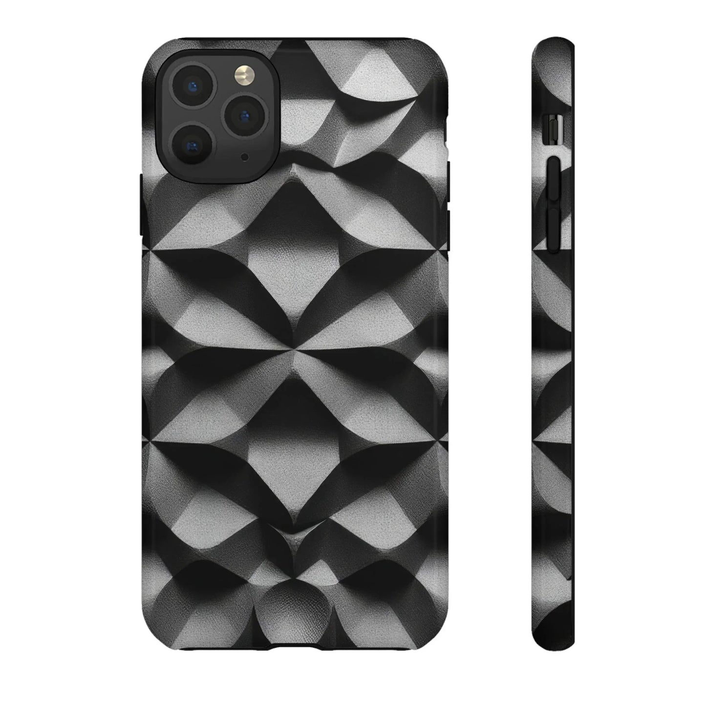 3D Geometric Phone Case for iPhone 8–16 Models - KarArmDesign