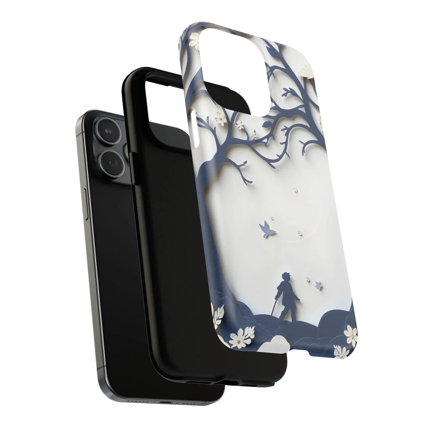 Nature Silhouette Phone Case for iPhone 14-16 Models - KarArmDesign