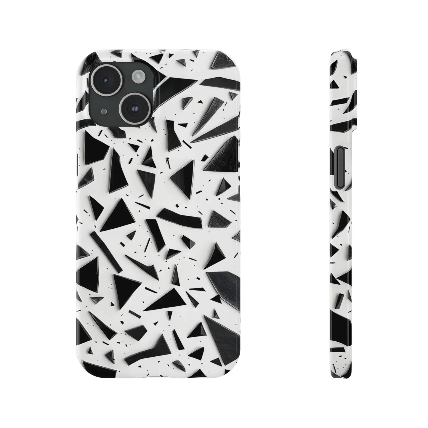Abstract Slim Phone Case for iPhone 7 to 16 Models - KarArmDesign
