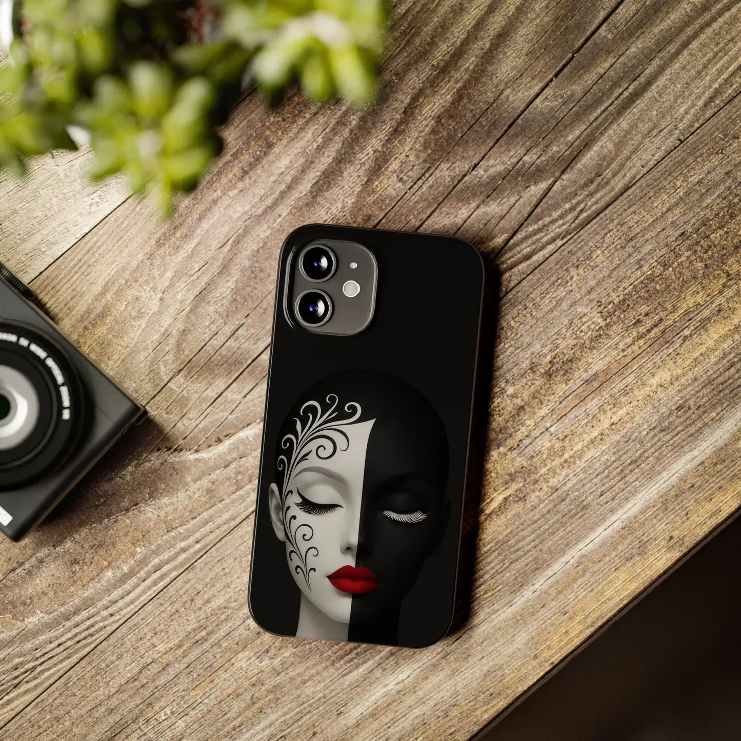 Artistic Head Design Phone Case for iPhone 7-16 Models - KarArmDesign
