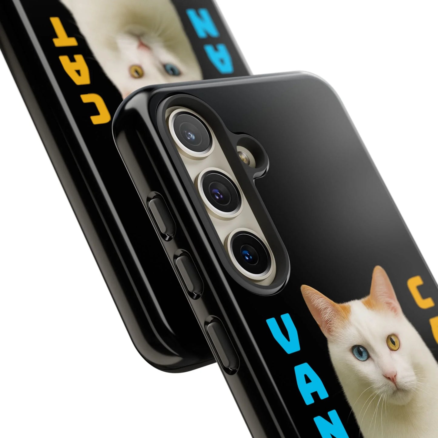 VAN CAT Phone Case for iPhone 8-16 and Samsung Galaxy S20-S25 Models