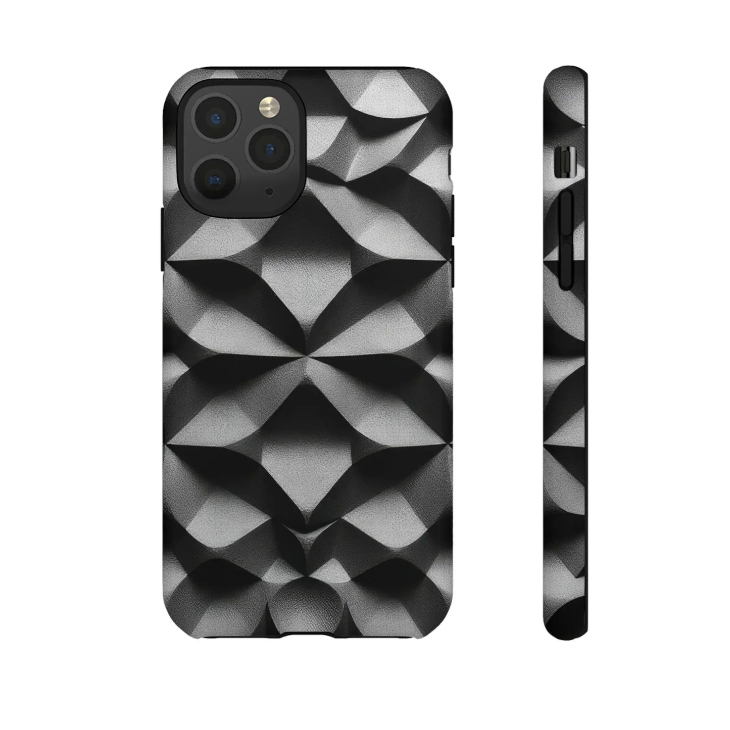 3D Geometric Phone Case for iPhone 8–16 Models - KarArmDesign