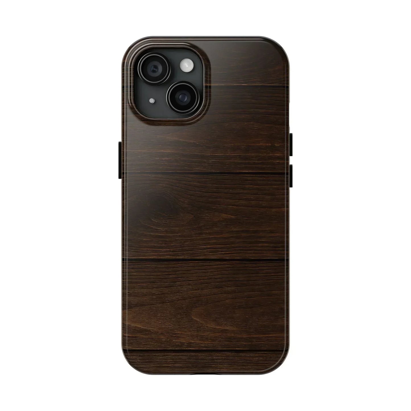 Dark Wood Grain Phone Case for iPhone and Galaxy - KarArmDesign