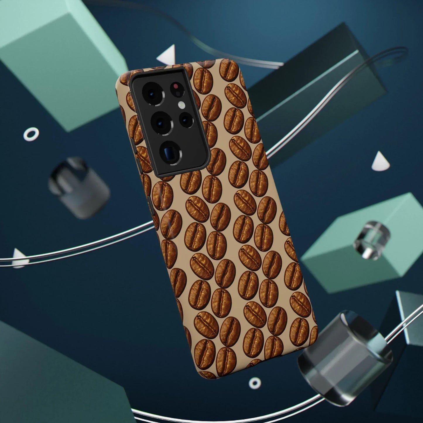 Coffee Pattern Phone Case for iPhone and Samsung Galaxy - KarArmDesign
