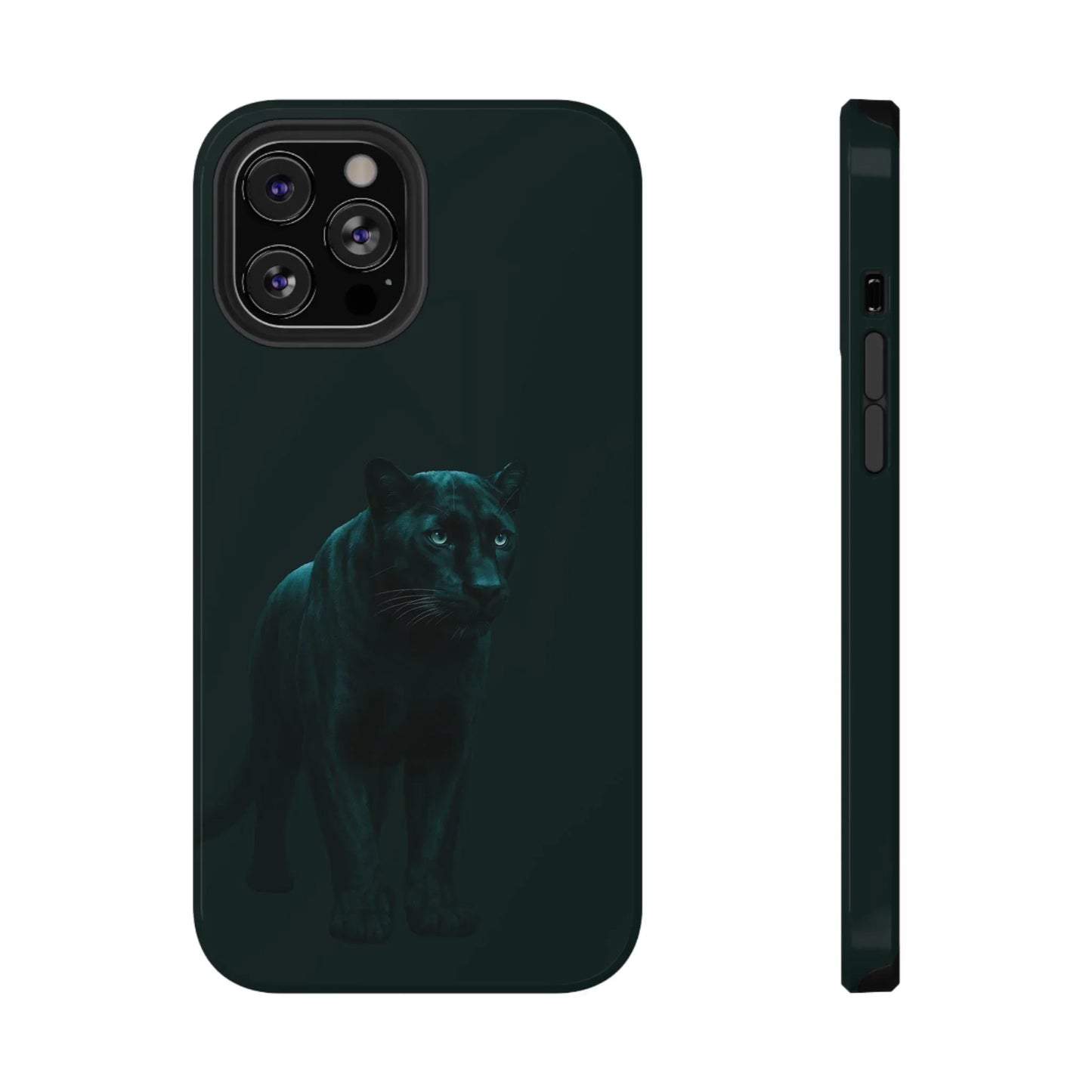 Black Panther Phone Case for iPhone 12-16 and Samsung Galaxy S21-S22 Models - KarArmDesign