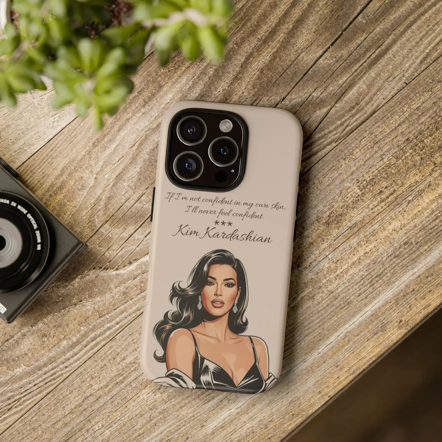 Kim Kardashian Quote Phone Case – Illustrated for iPhone 15 and 16 Models - KarArmDesign