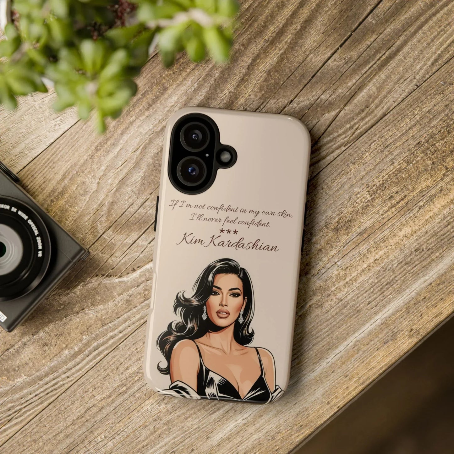 Kim Kardashian Quote Phone Case – Illustrated for iPhone 15 and 16 Models - KarArmDesign