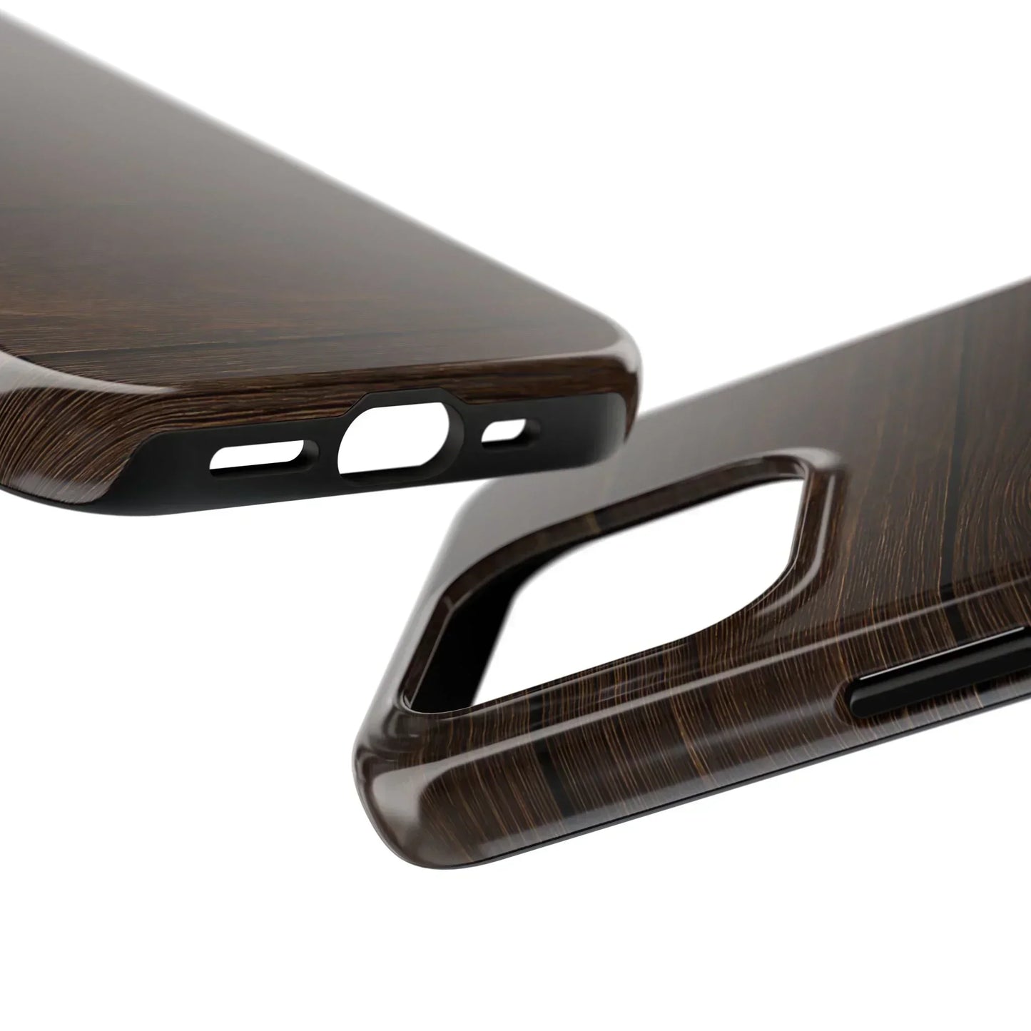 Dark Wood Grain Phone Case for iPhone and Galaxy - KarArmDesign