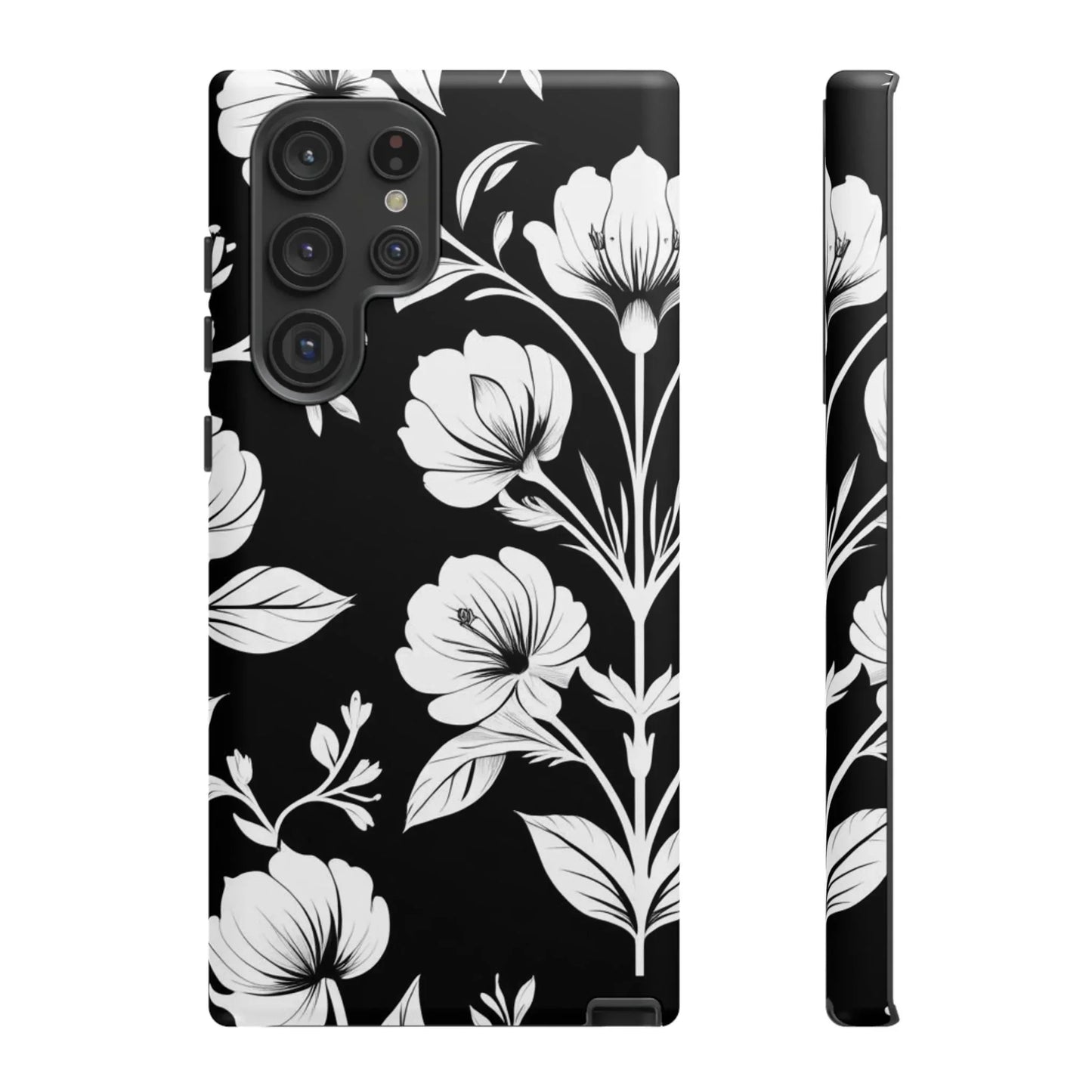 ElegantFloral Phone Case for Samsung Galaxy S10-S25 Models - KarArmDesign
