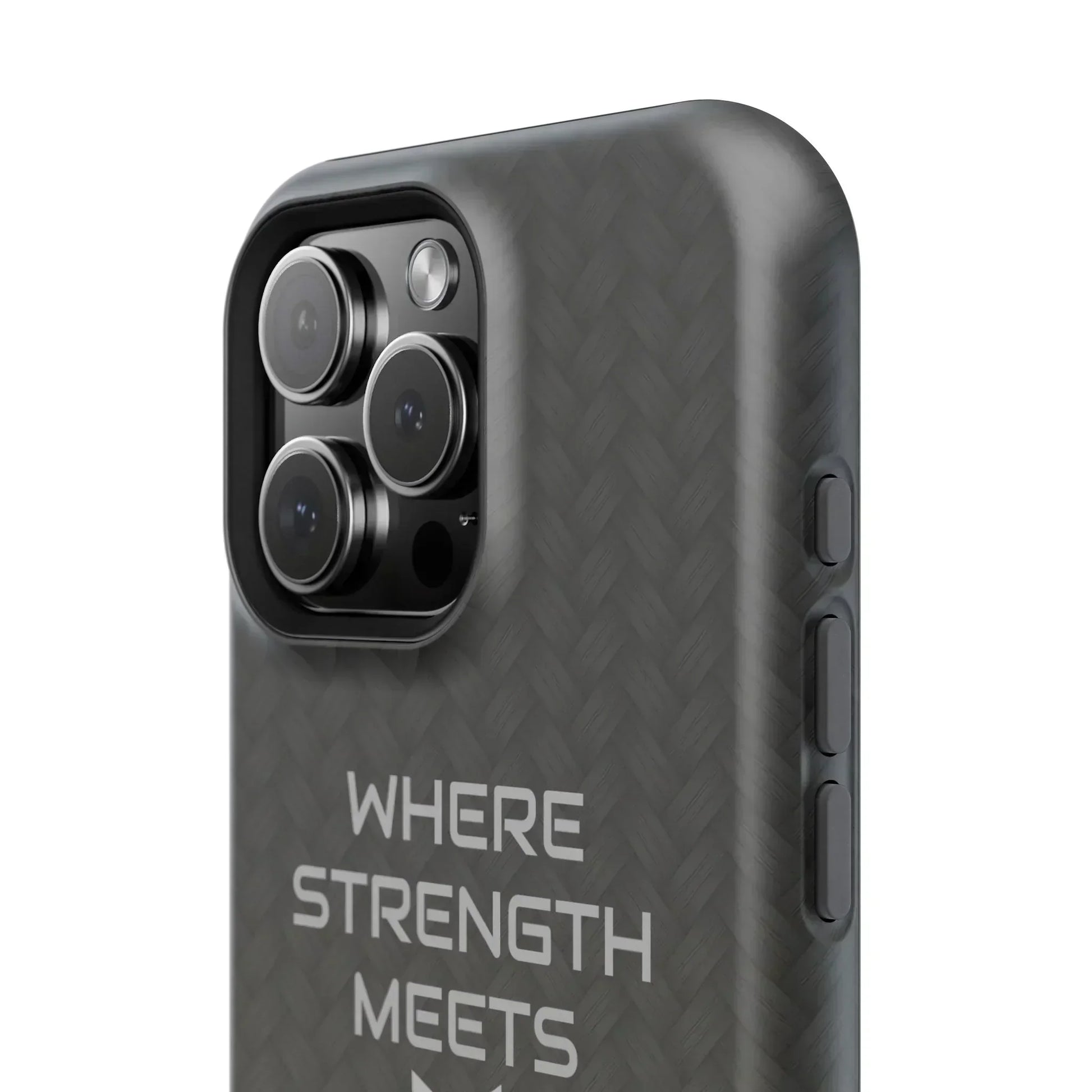 Gray Carbon Phone Case for iPhone 12-16 and Galaxy S21-S22 Models - KarArmDesign