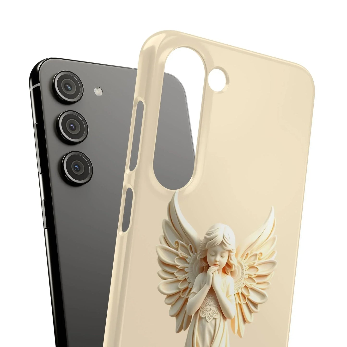 Heavenly Angel Phone Case for iPhone 7-16 and Samsung Galaxy S10-S24 Models - KarArmDesign