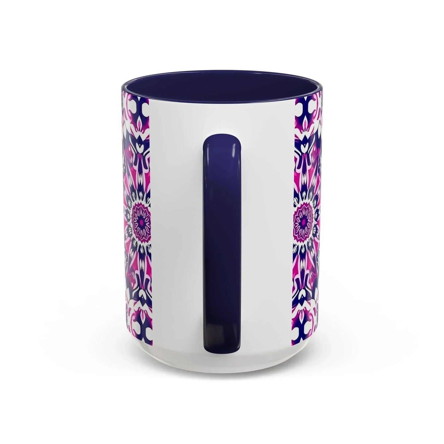 Vibrant Mandala Burst Ceramic Coffee Mug -11 & 15oz - KarArmDesign