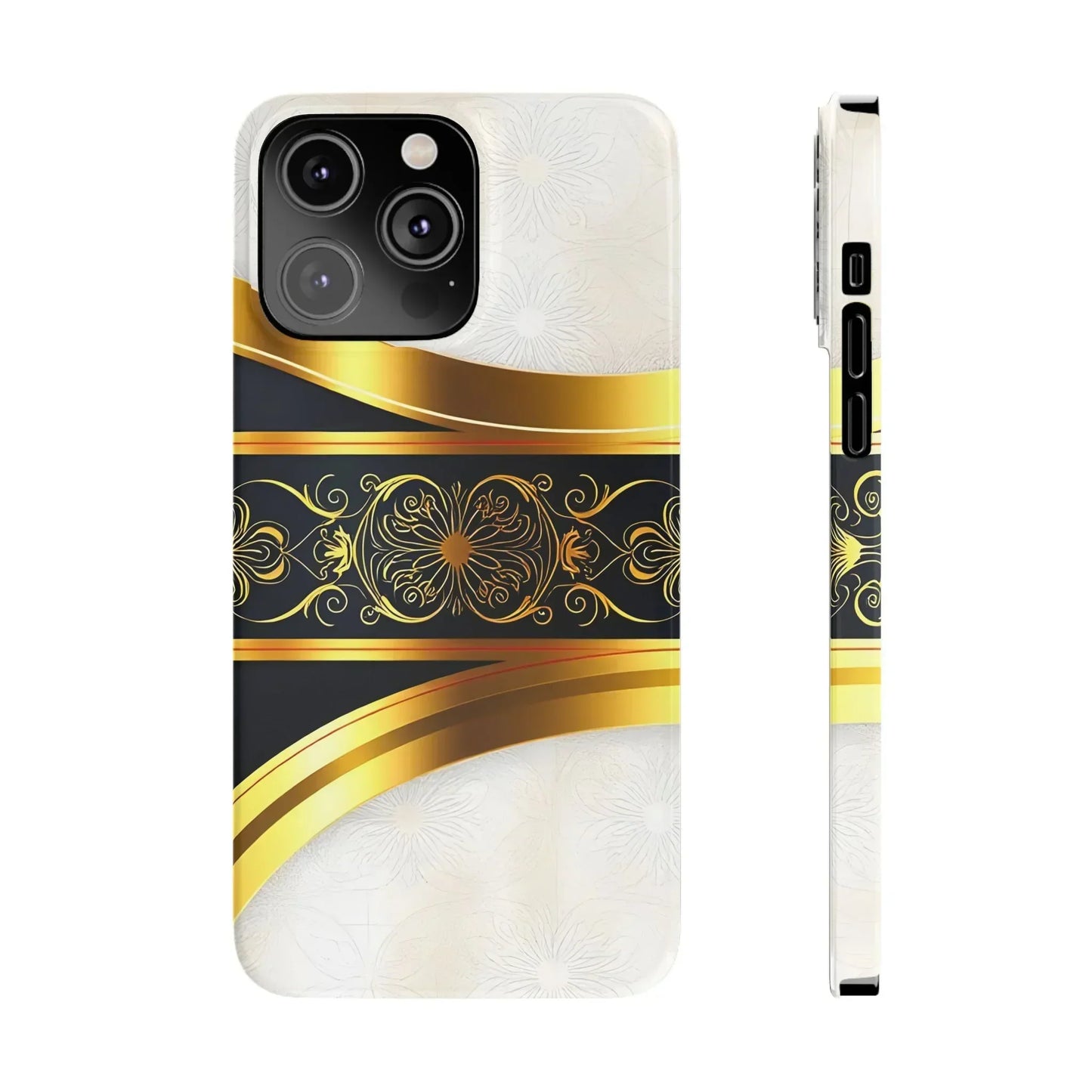 Baroque Gold Floral Phone Case for iPhone and Samsung - KarArmDesign
