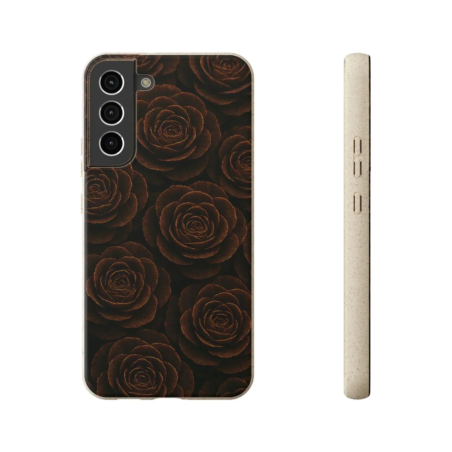 Wooden Roses Phone Case for iPhone 11-16 and Samsung Galaxy S20-S22 Models - KarArmDesign