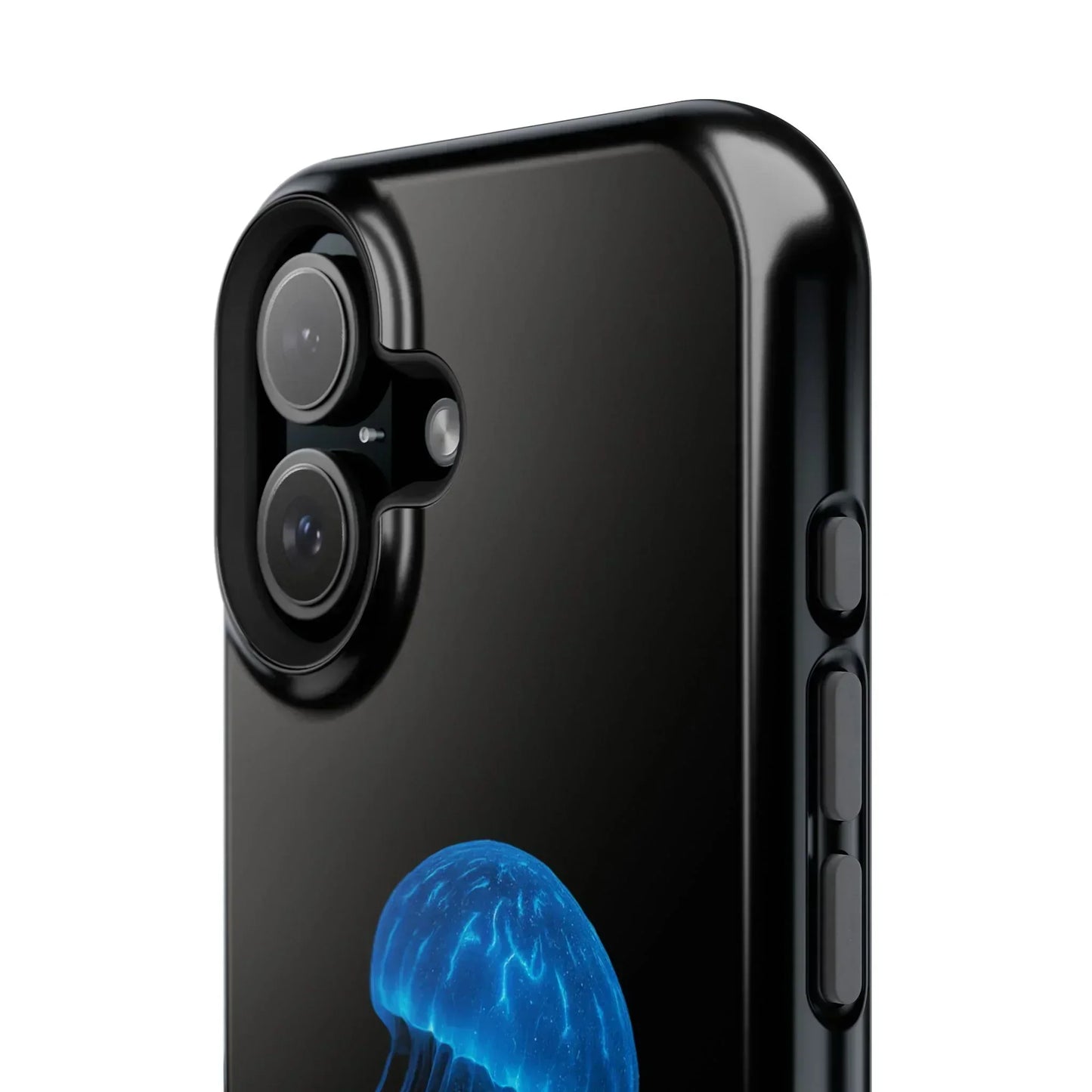 Blue Jellyfish Phone Case for iPhone 12-16 and Samsung Galaxy S21-S22 Models - KarArmDesign