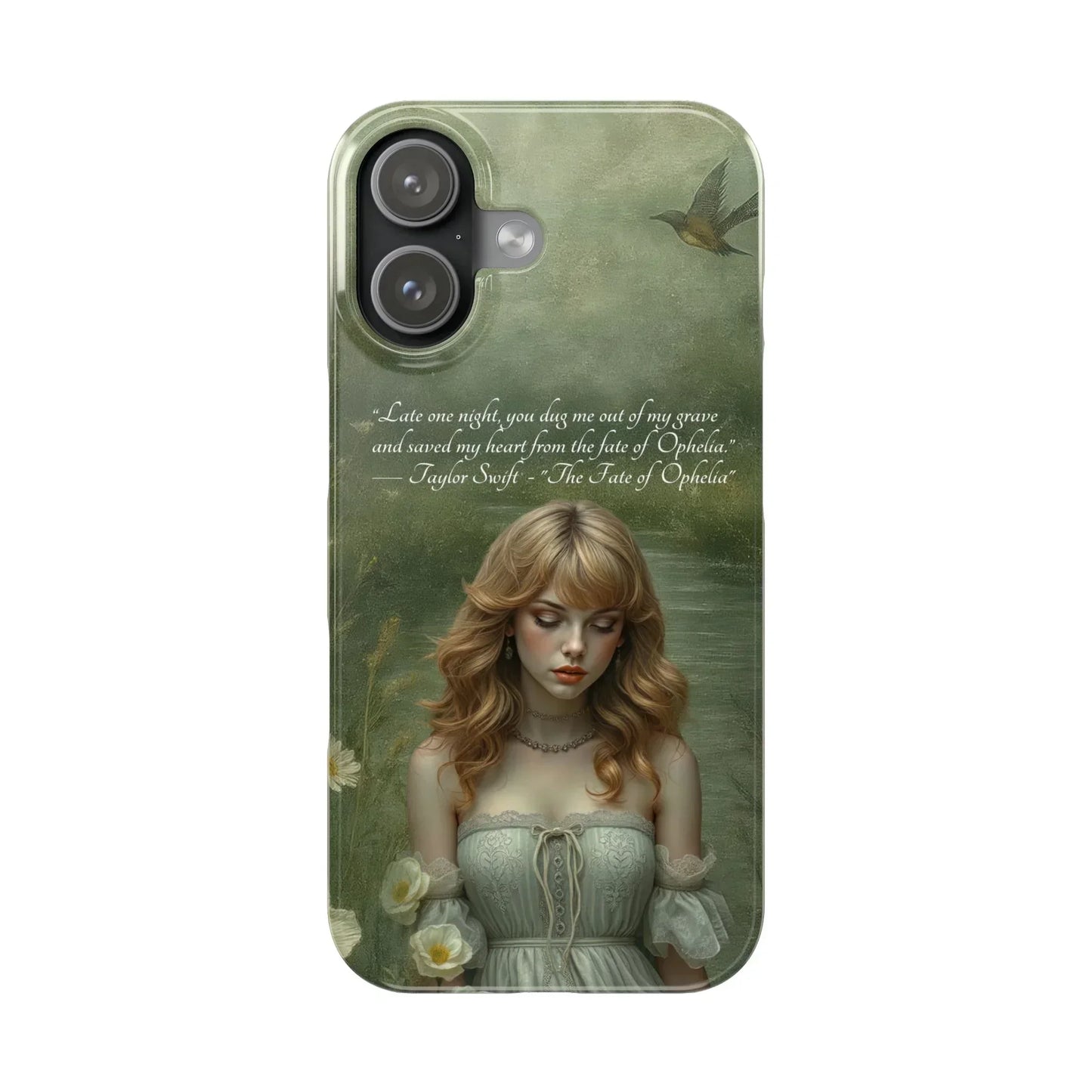 "Melancholic Ophelia" Phone Case for iPhone 7-17 Models - KARARMDESIGN