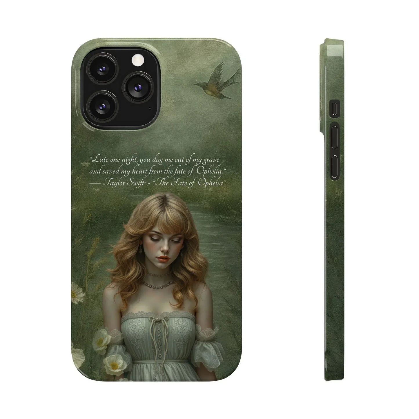 "Melancholic Ophelia" Phone Case for iPhone 7-17 Models - KARARMDESIGN