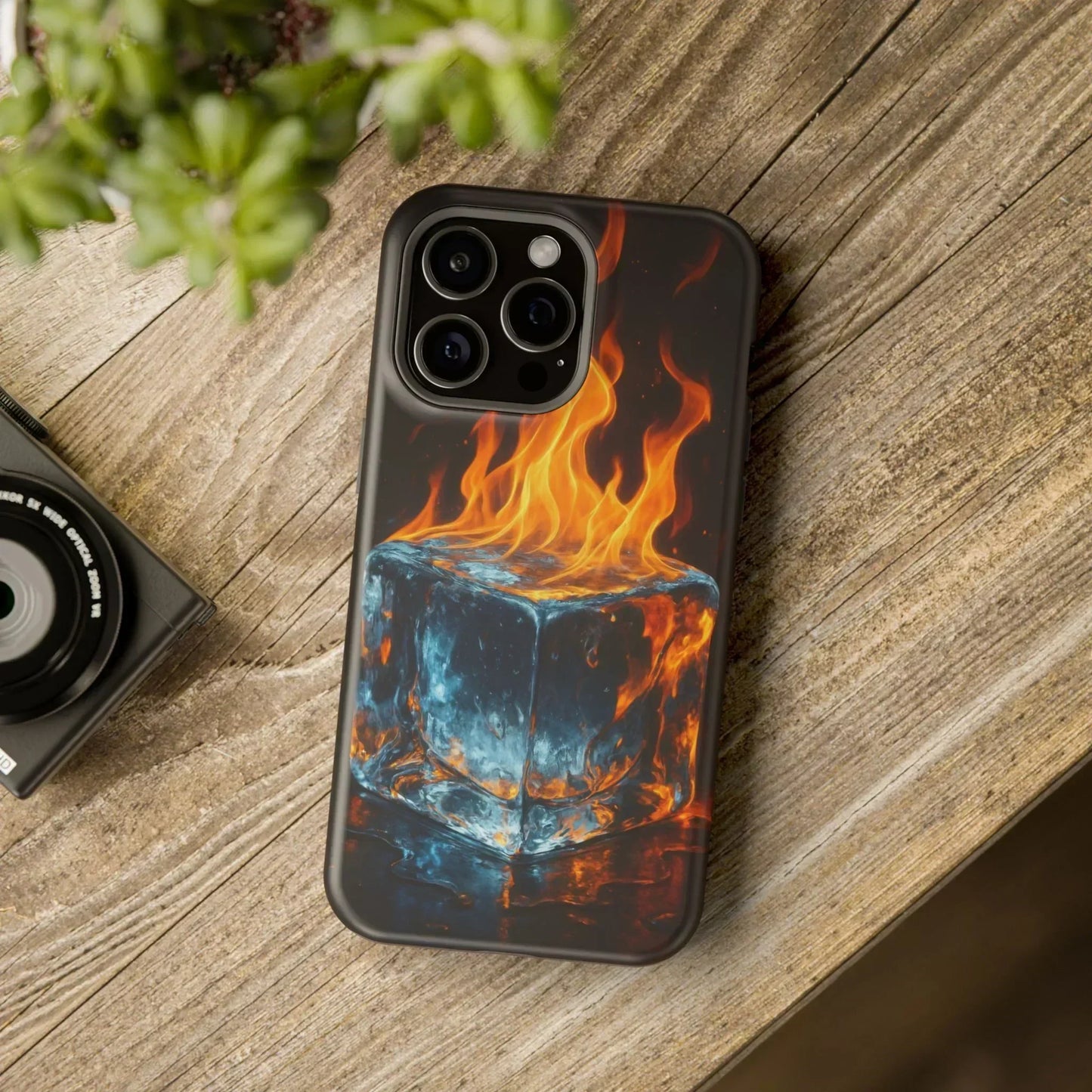 Flame Ice Phone Case for iPhone 12-16 and Samsung Galaxy S21-S22 - KarArmDesign