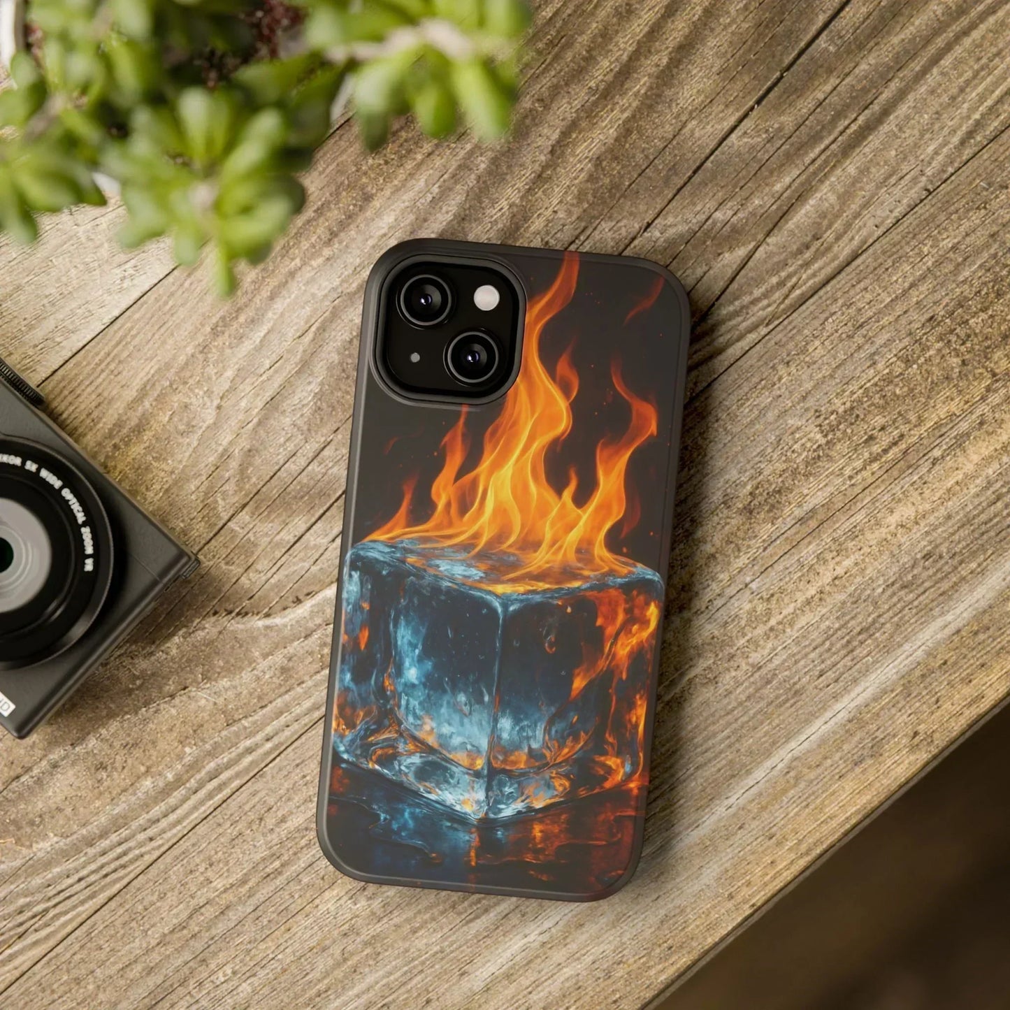 Flame Ice Phone Case for iPhone 12-16 and Samsung Galaxy S21-S22 - KarArmDesign