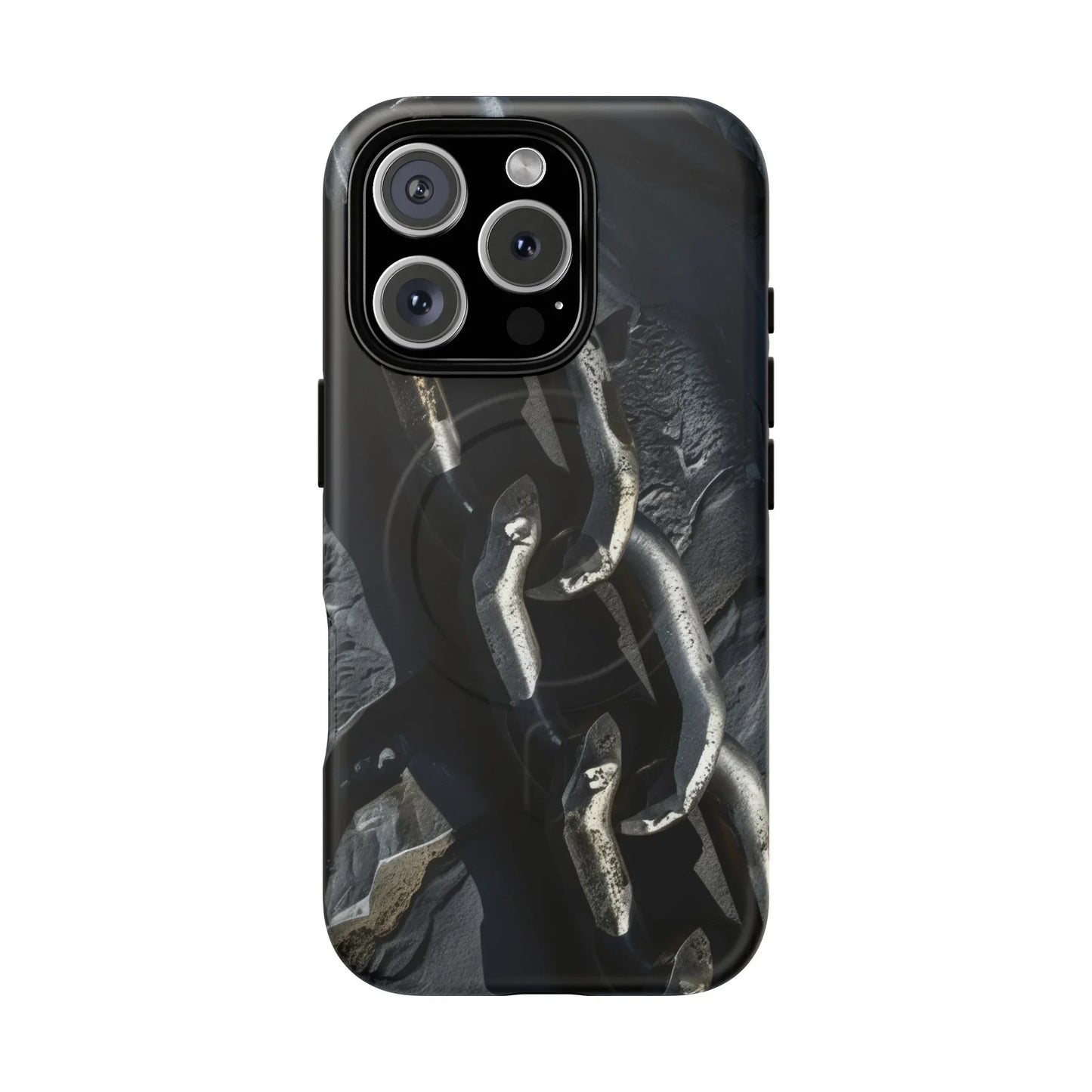 “Iron Chain” Tough Magnetic Phone Case for iPhone 14-16 Models - KarArmDesign